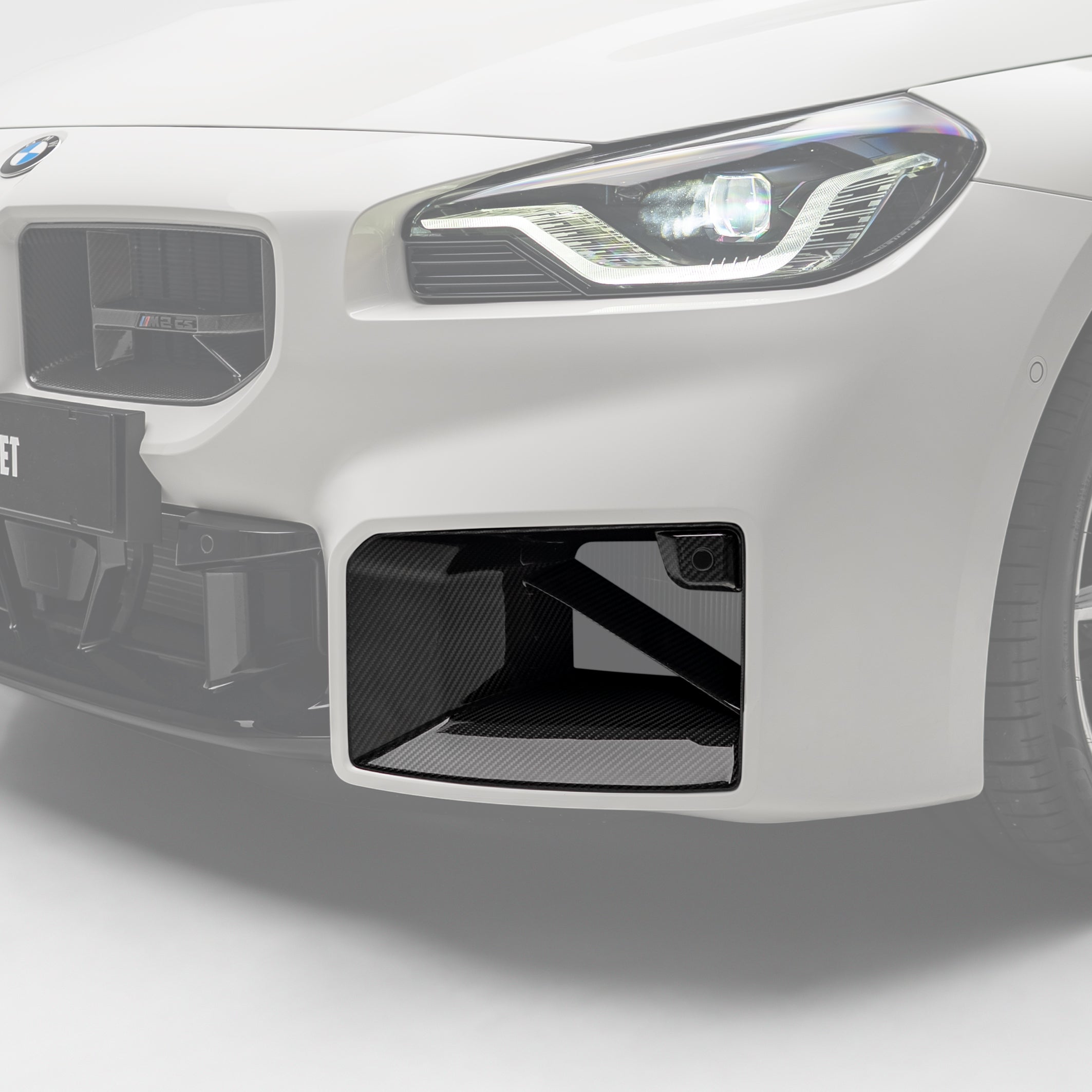 M Performance Style Pre Pregged Dry Carbon Fiber Front Intake Ducts for BMW M2 G87 2023+
