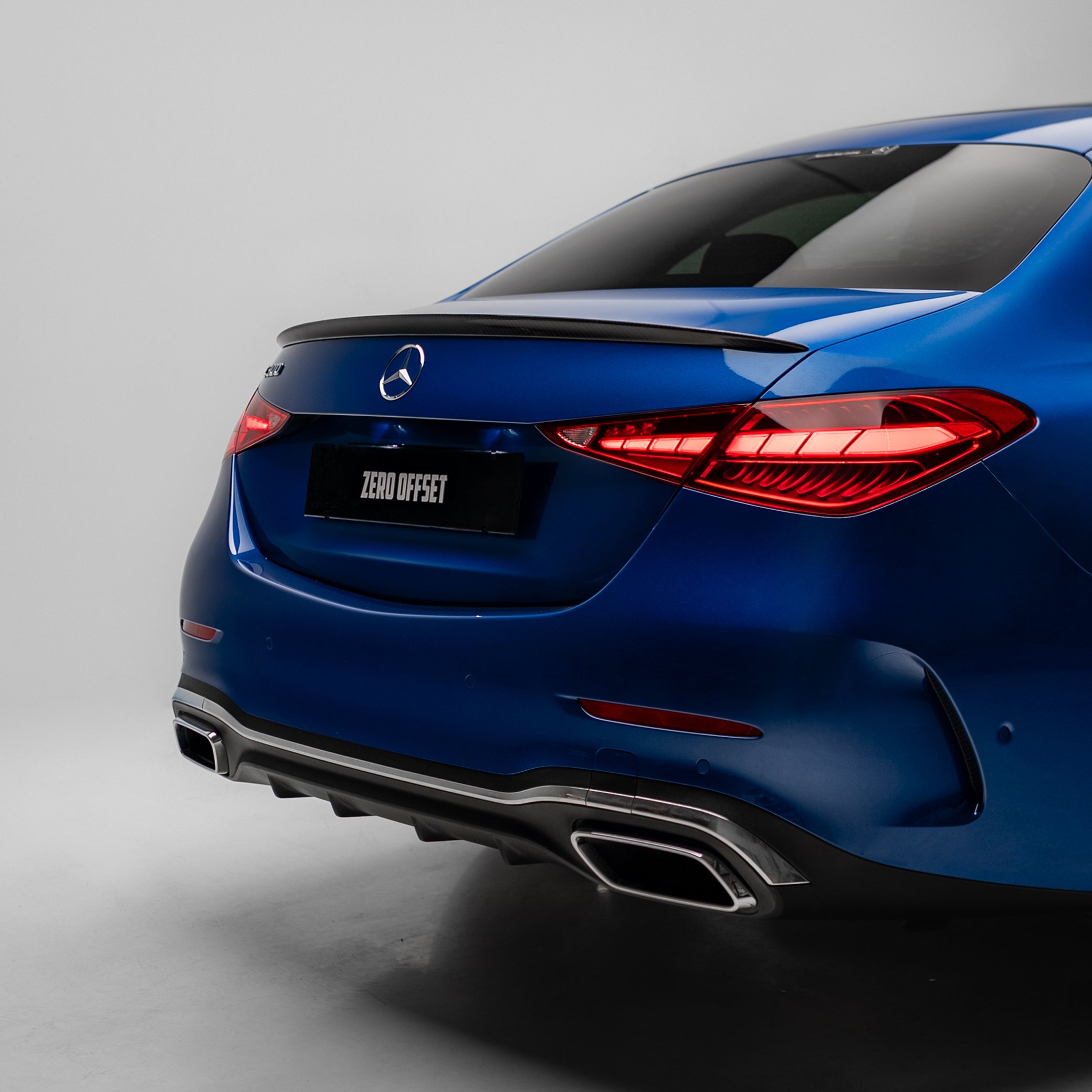 OEM Style Pre Pregged Dry Carbon Fiber Spoiler for Mercedes-Benz C Class W206 Sedan 2021+