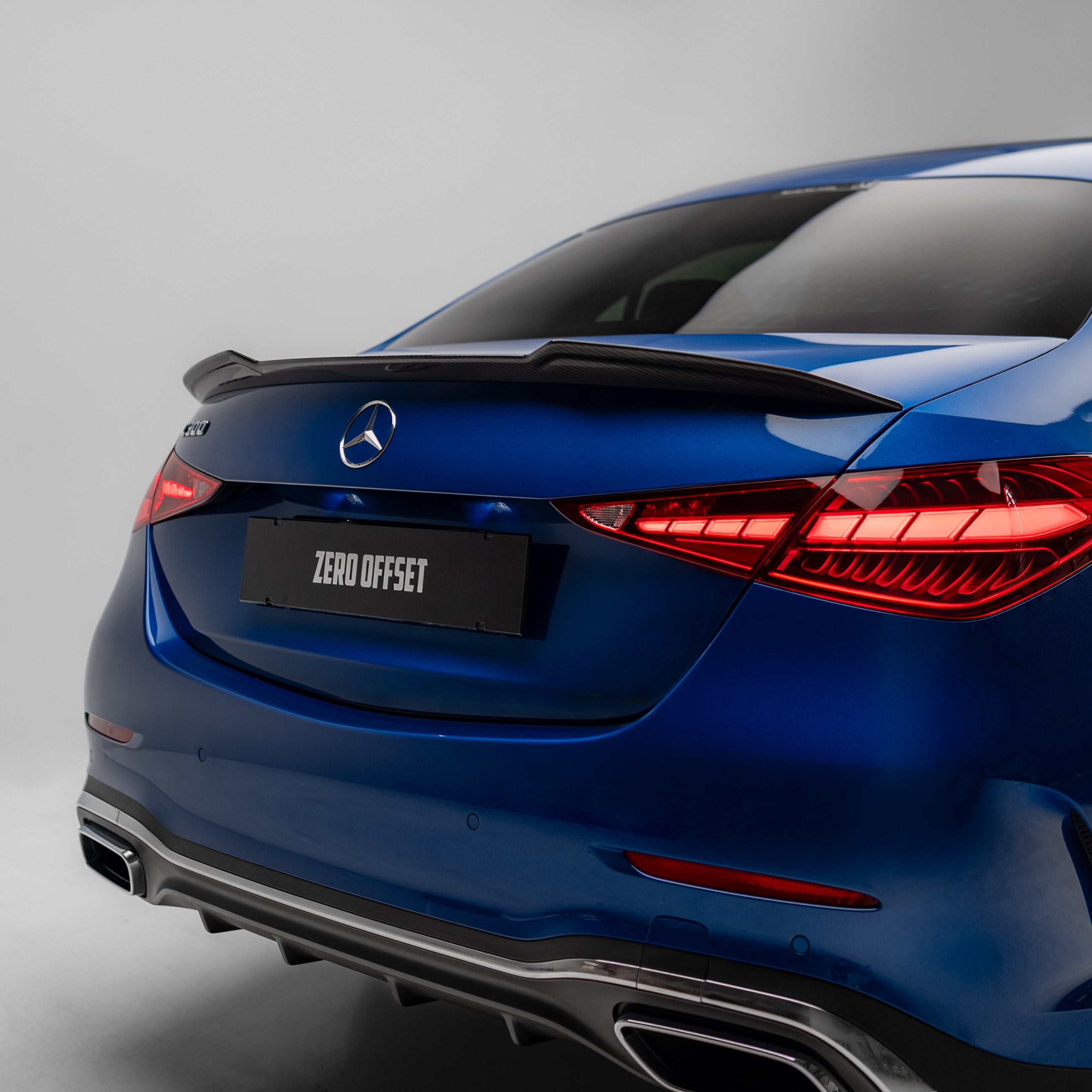 X-Style Pre Pregged Dry Carbon Fiber Spoiler for Mercedes-Benz C Class W206 Sedan 2021+