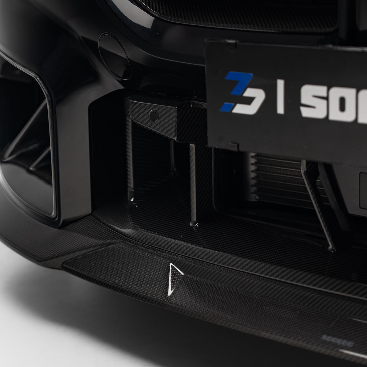 Sooqoo Pre Pregged Dry Carbon Fiber Center Bumper Trim for BMW M2 G87 2023+