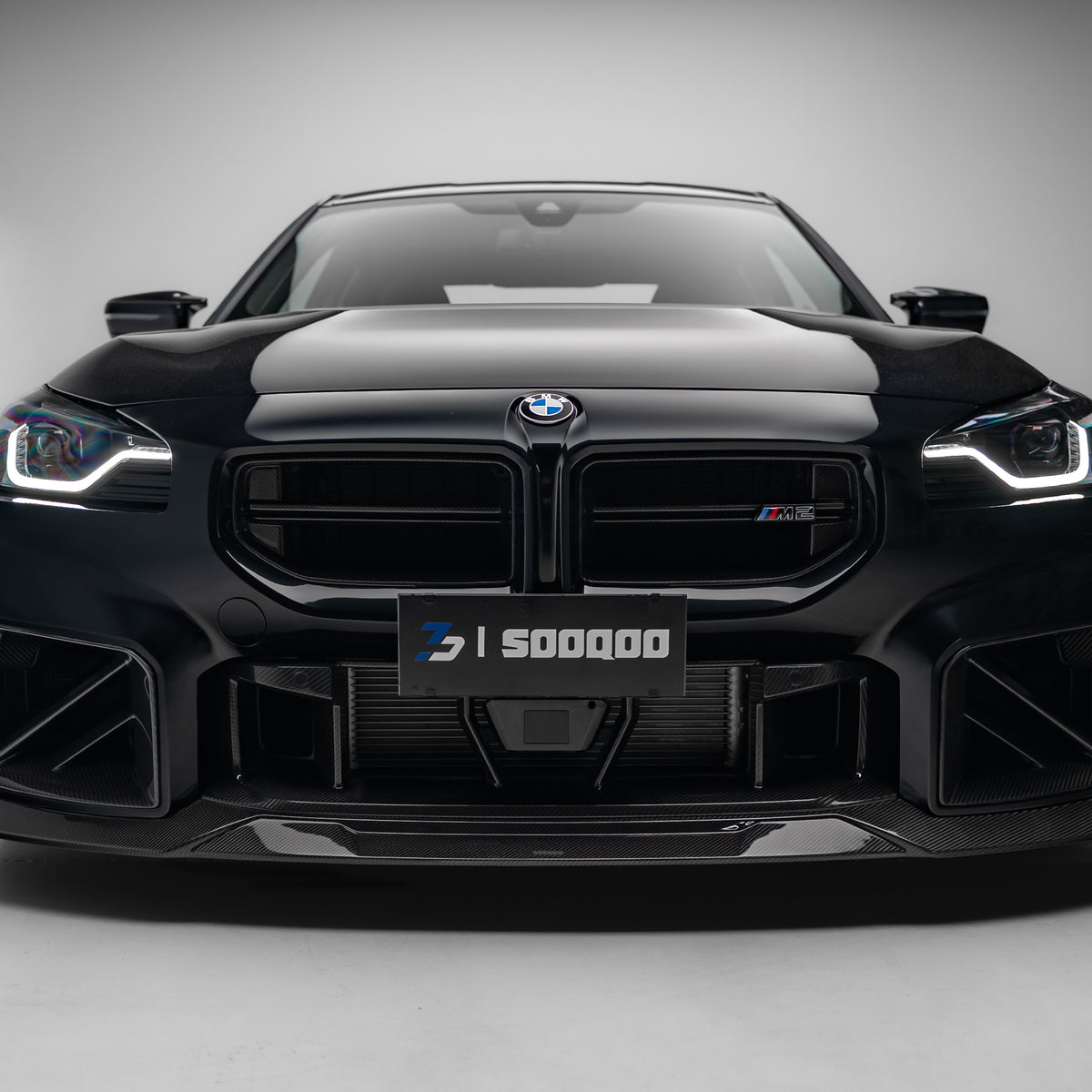 Sooqoo Type C Pre Pregged Dry Carbon Fiber Front Grille for BMW M2 G87 2023+