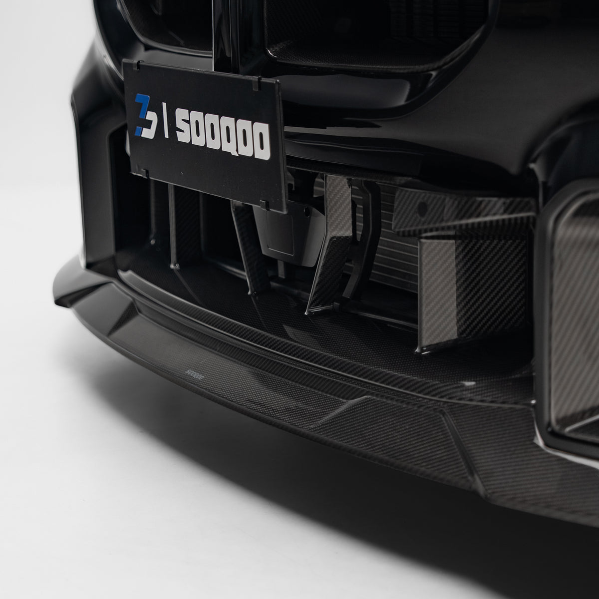 Sooqoo Pre Pregged Dry Carbon Fiber Front Lip Type C for BMW M2 G87 2023+