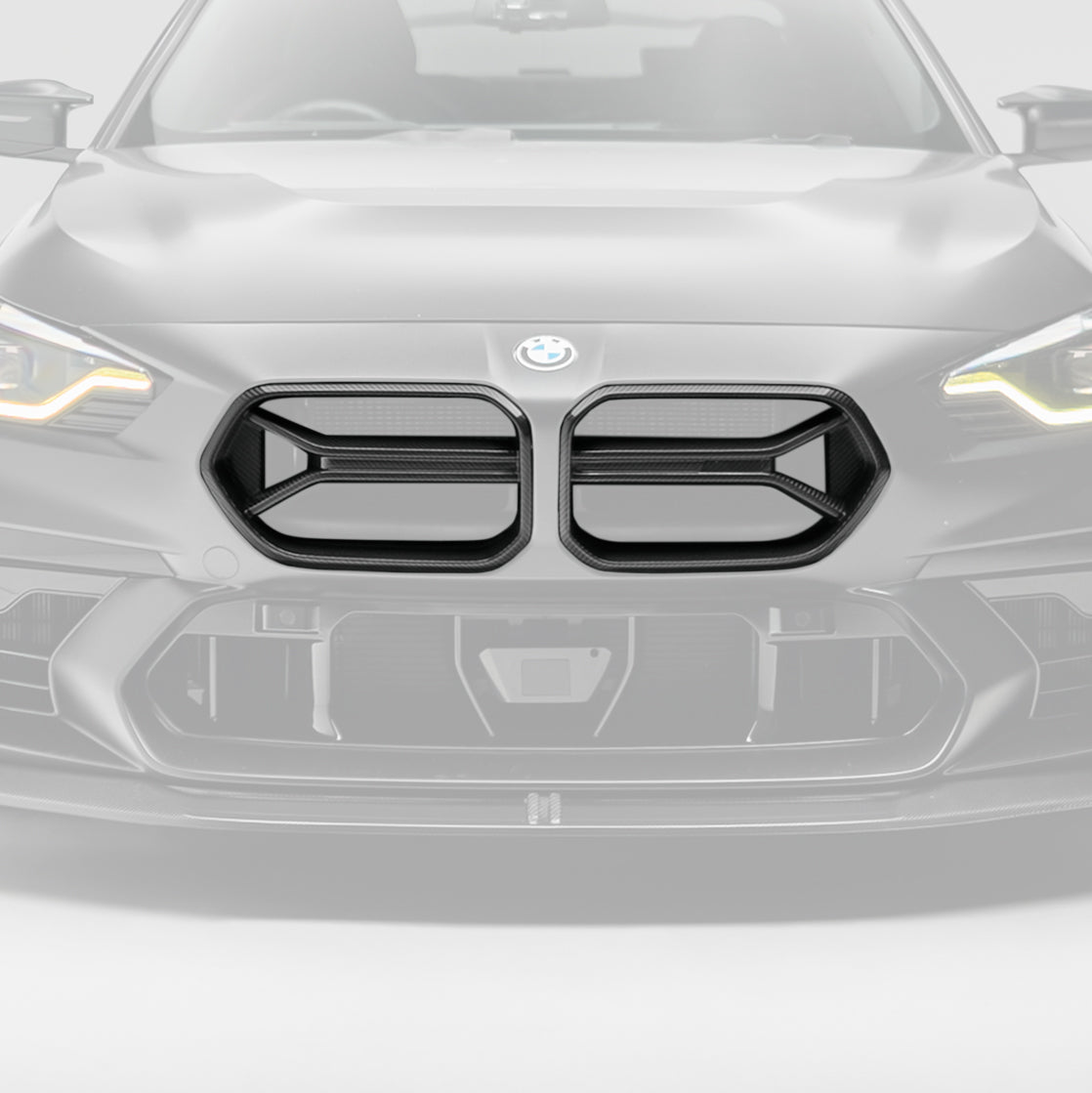 BMW G87 M2 Dry Carbon Fiber Front Grille (for Adro Bumper)