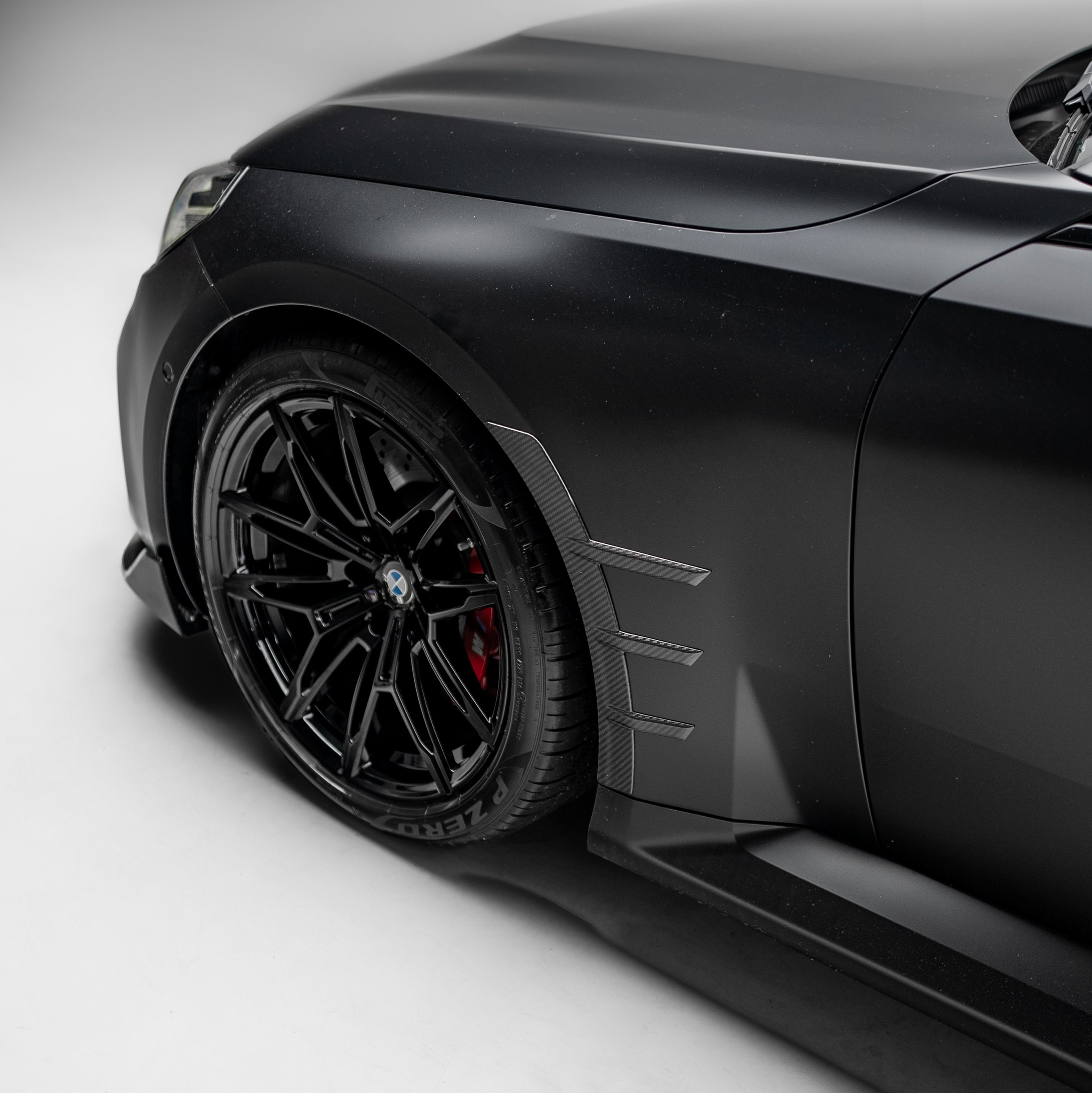 M Performance Style Pre Pregged Dry Carbon Fiber Front Fender Arch Trim Set for BMW M2 G87 2023+