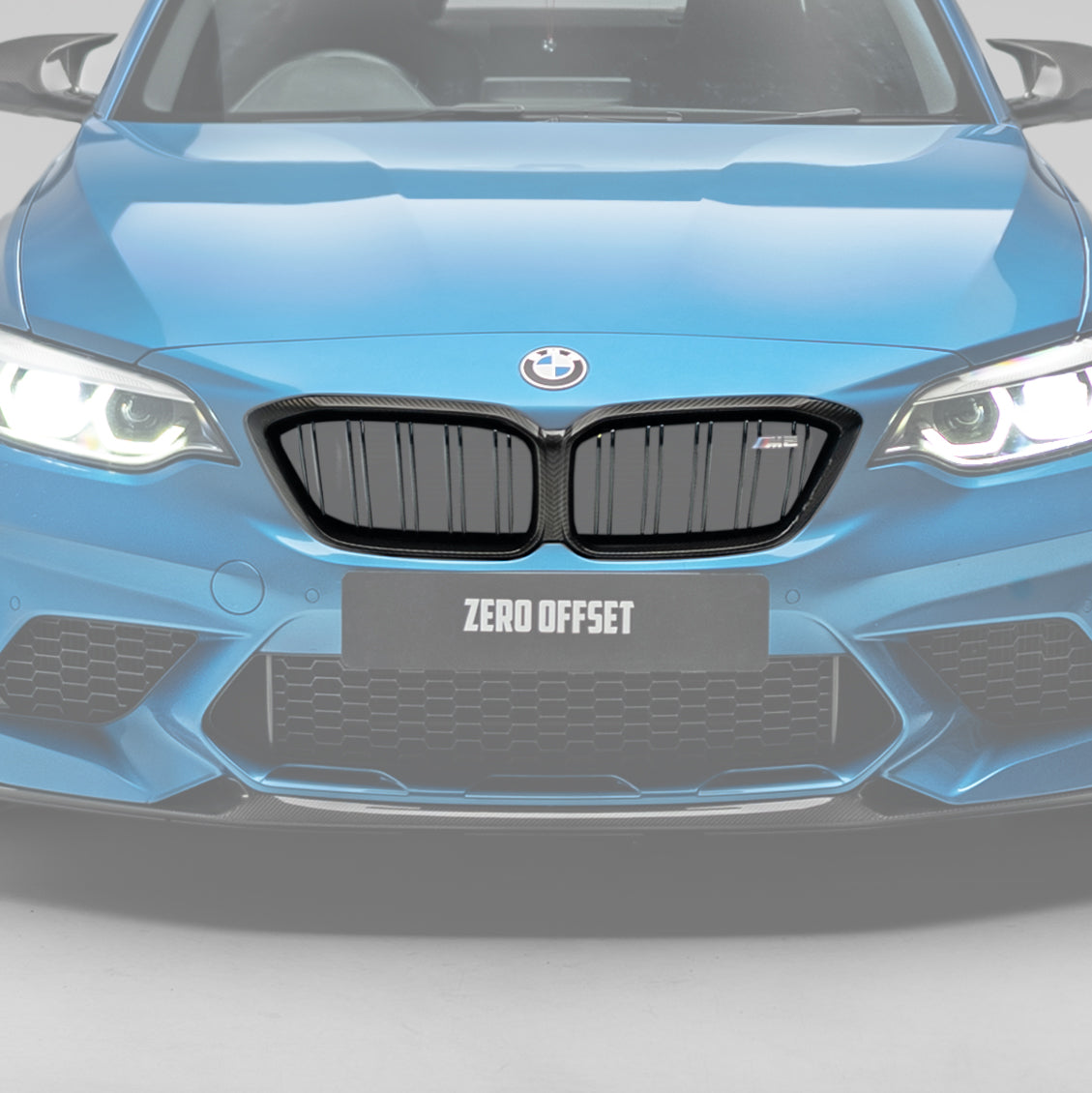 M Performance Style Pre Pregged Dry Carbon Fiber Grille for BMW M2 F87 LCI Competition 2019-2021