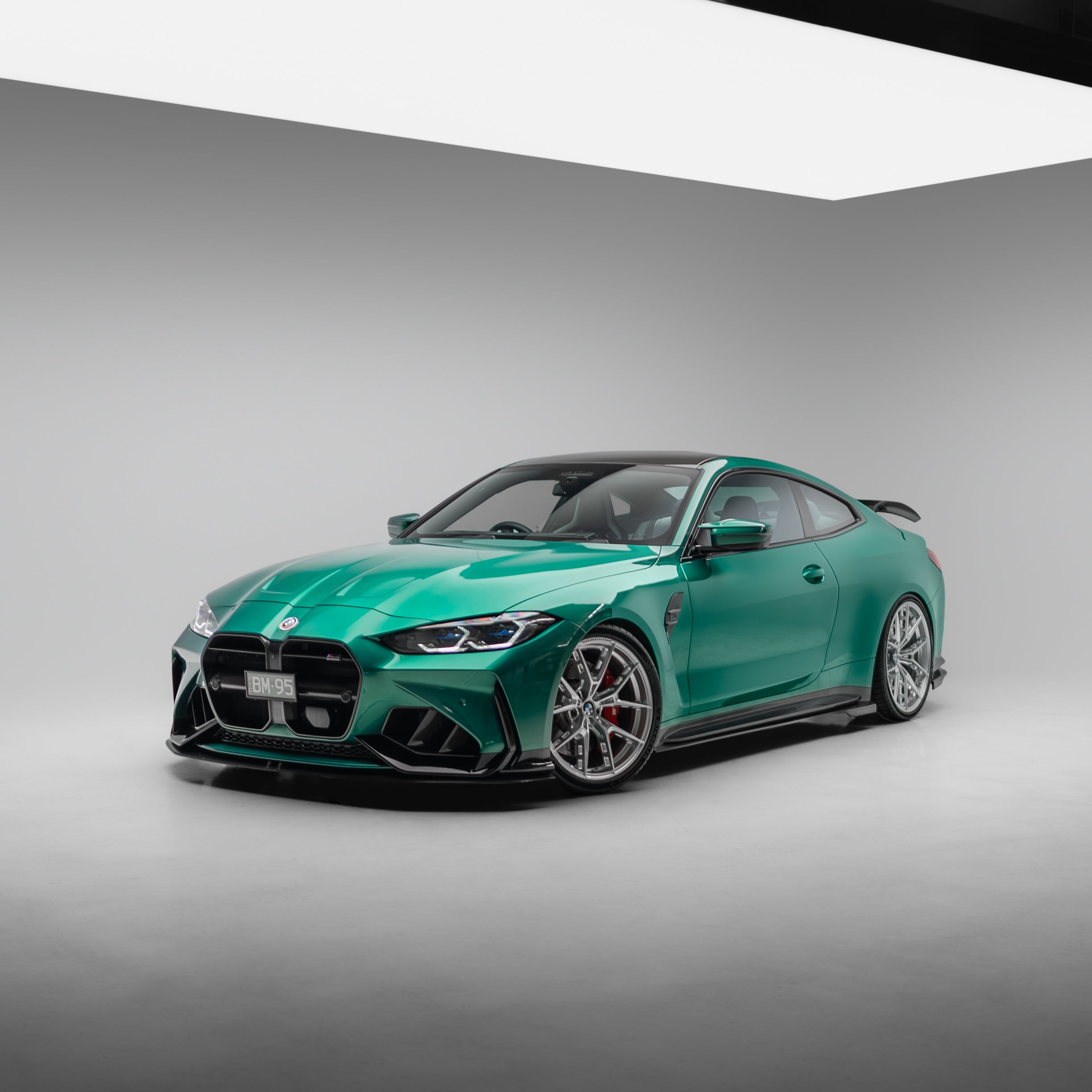 BMW G80 G81 M3/G82 G83 M4 Front Bumper Dry Carbon Fiber Grille & Duct Vents for ADRO Front Bumper 2020+