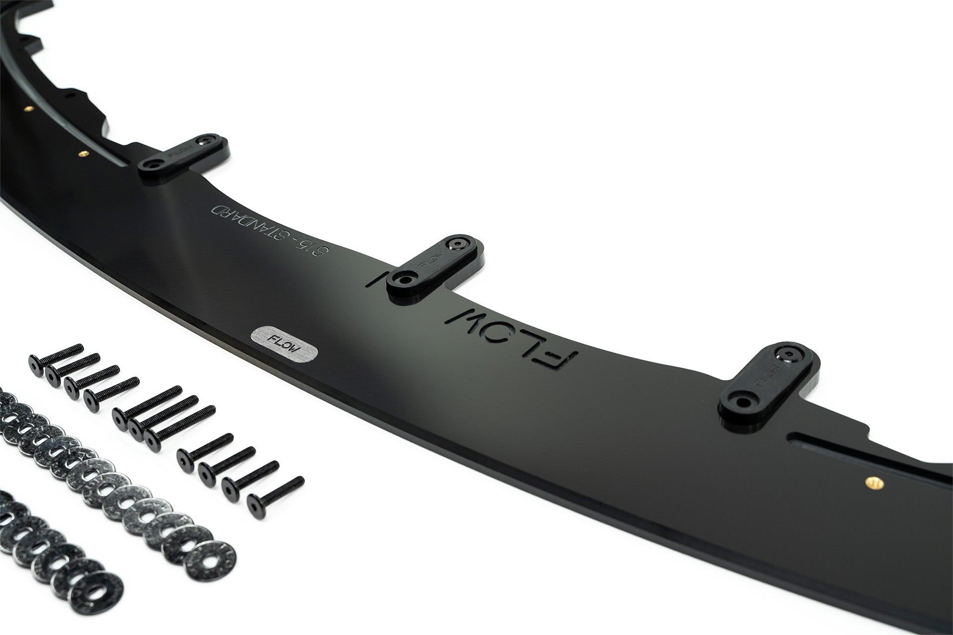 DEMO STOCK - S15 / 200SX Front Lip Splitter (For Standard Front Bar) - GLOSS BLACK