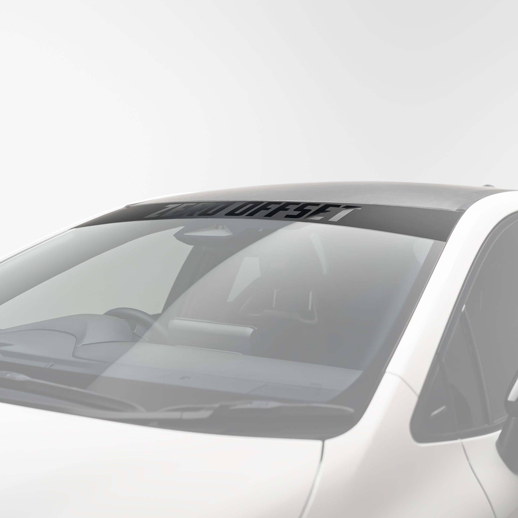 Limited Edition Zero Offset Window Banners - Matte Black / Satin Black
