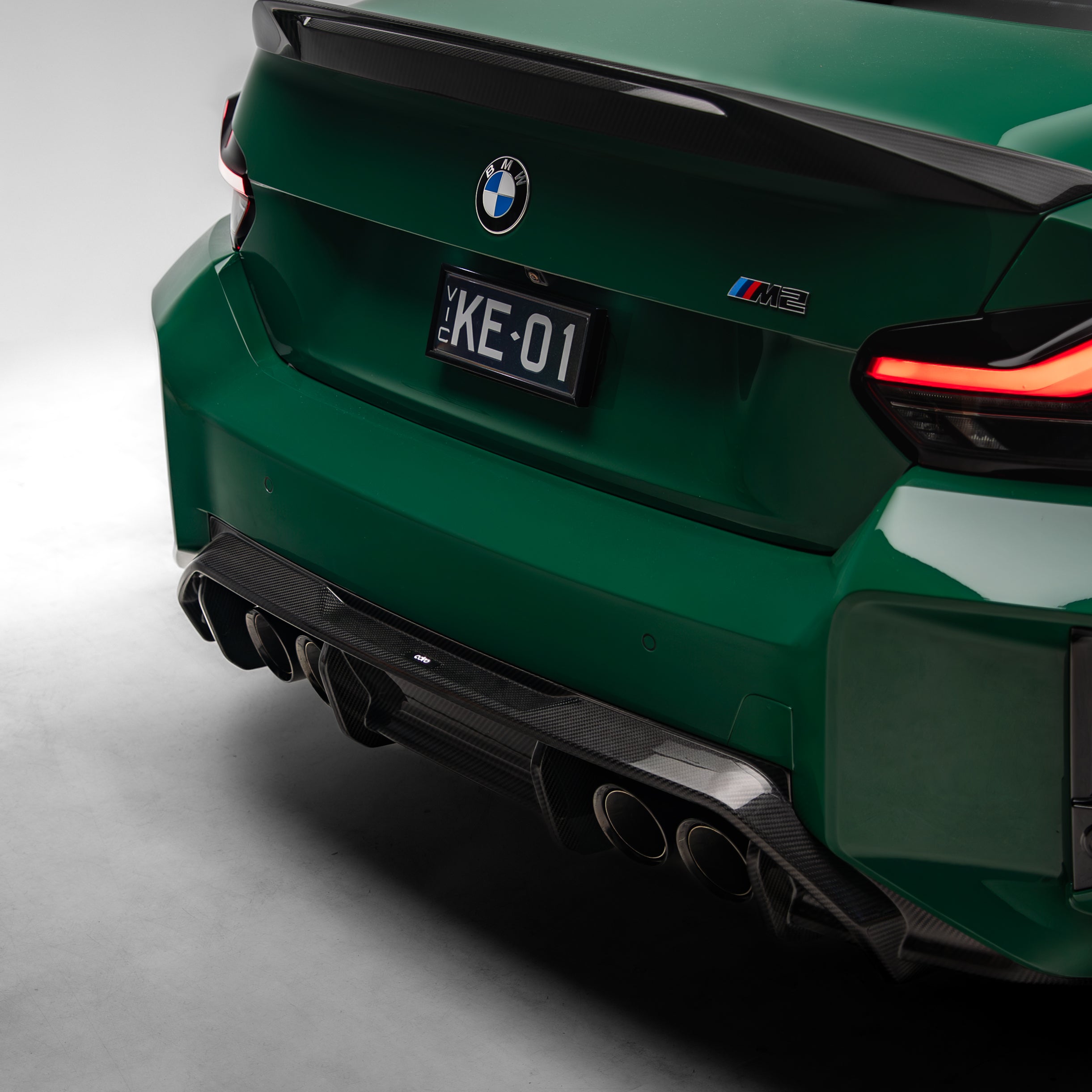 BMW G87 M2 Carbon Fiber Rear Diffuser V2