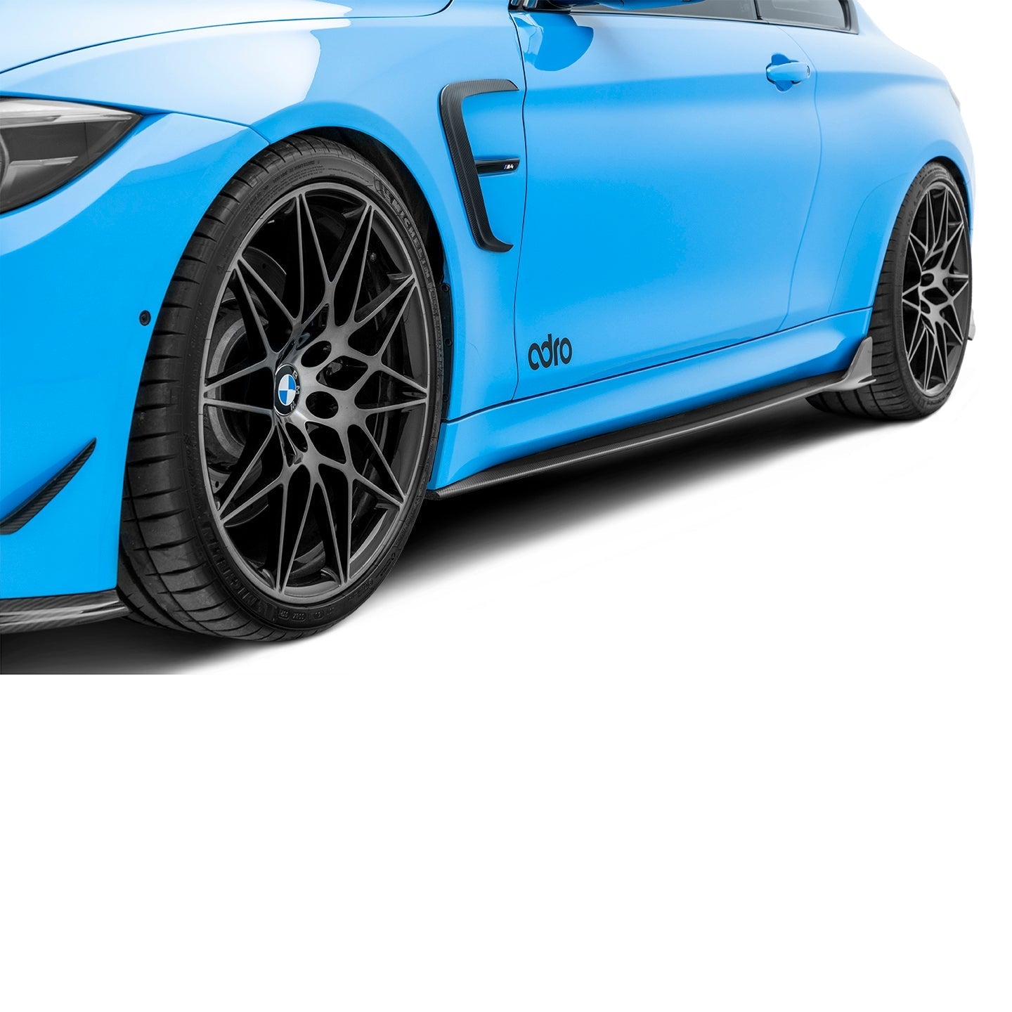 BMW M4 F82 Carbon Fiber Side Skirt - ADRO