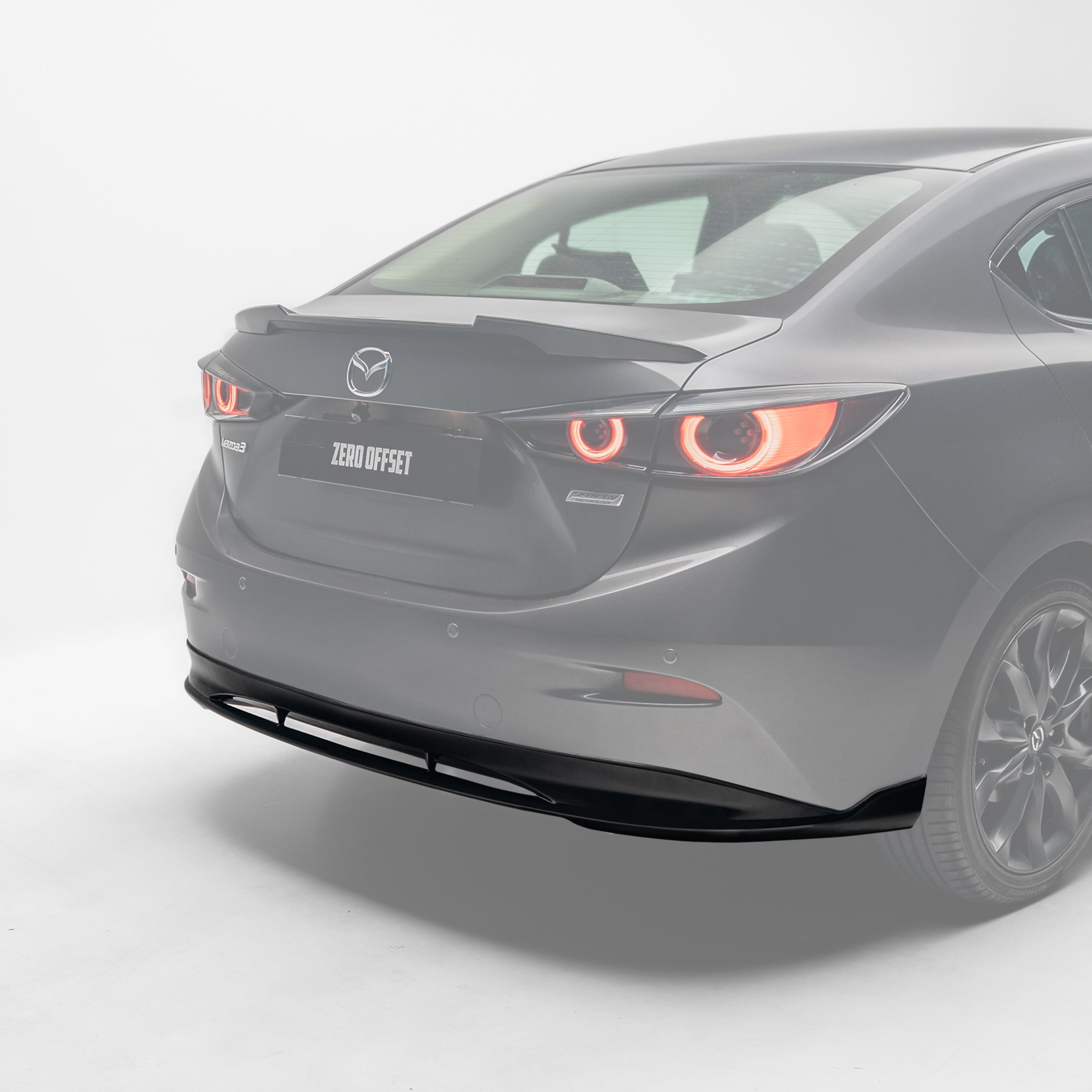 Kuroi Style Rear Diffuser for Mazda 3 BN/BM Sedan 2013-2018