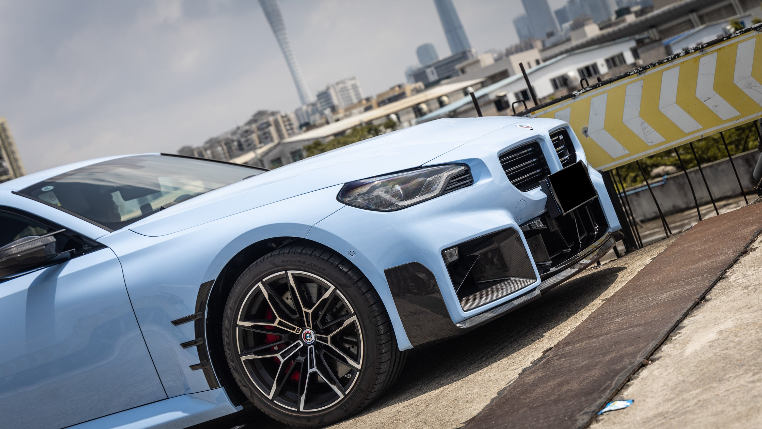 M Performance Style Pre Pregged Dry Carbon Fiber Front Lip for BMW M2 G87 2023+