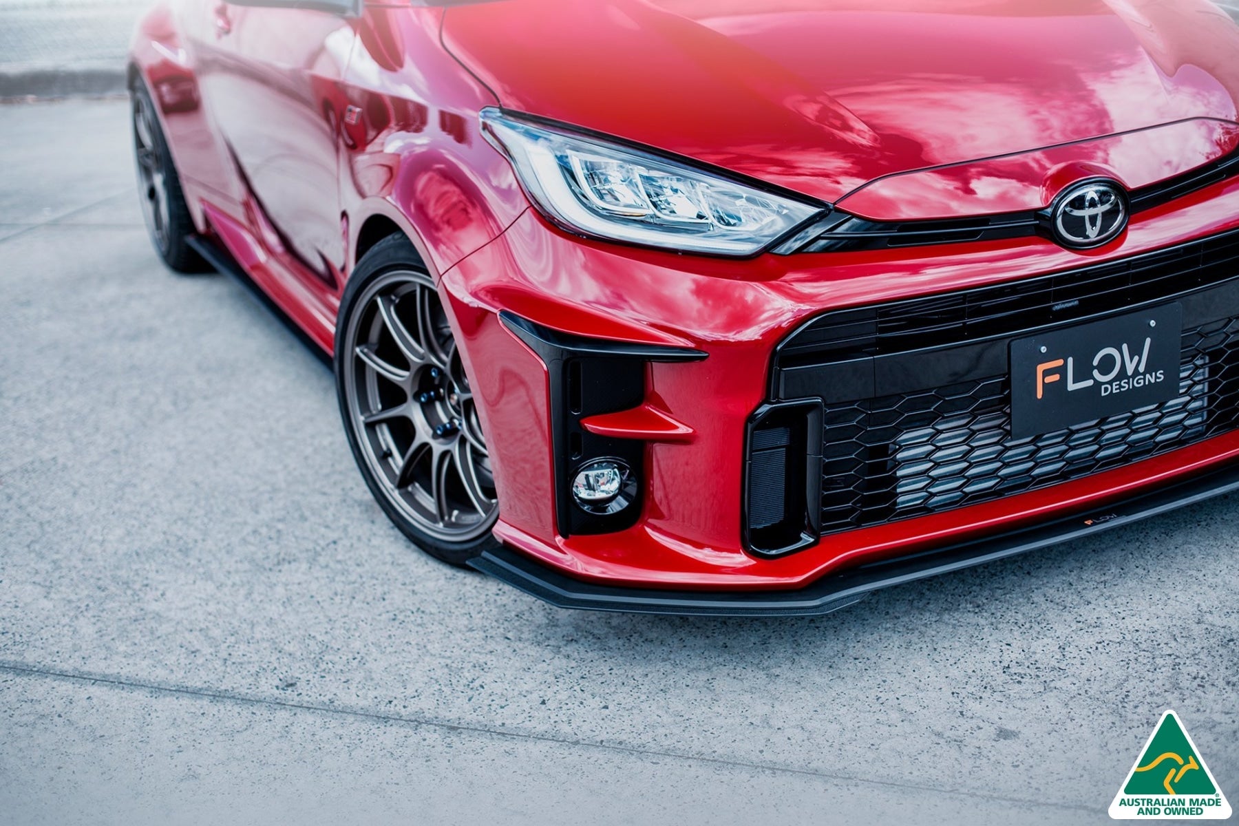 Yaris GR Gen1 Front Lip Splitter & Bumper Reinforcement Plate