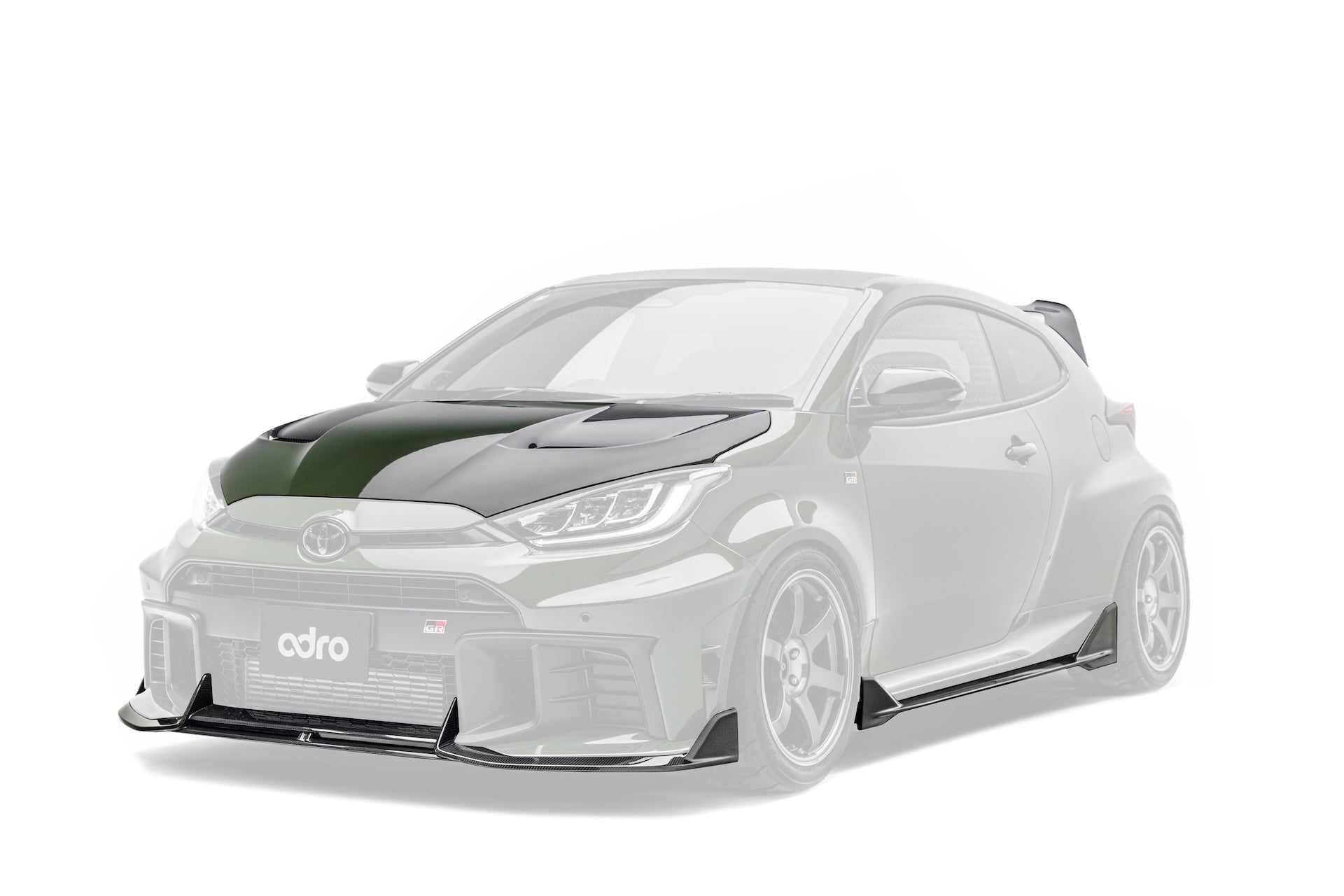 Carbon Fiber Full Lip Kit Bundle for Toyota GR Yaris Gen 2 2024+