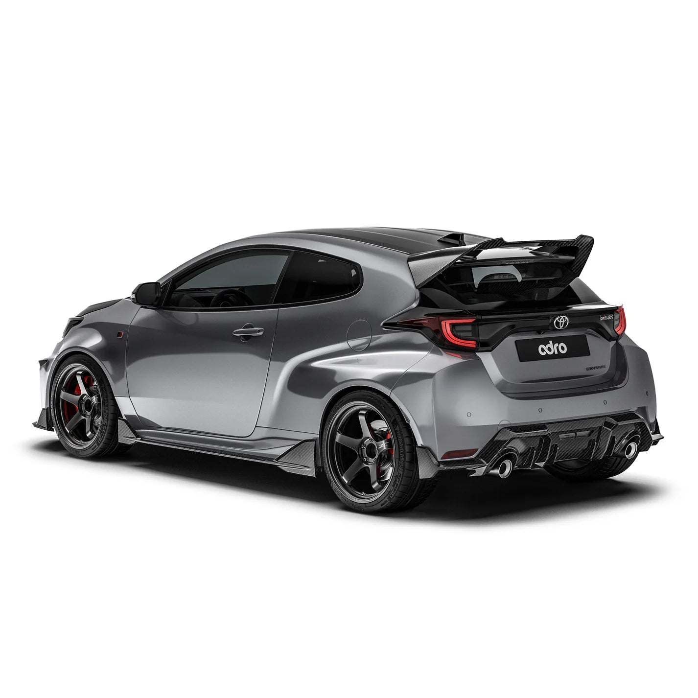 Carbon Fiber Rear Diffuser for Toyota GR Yaris 2020-2024