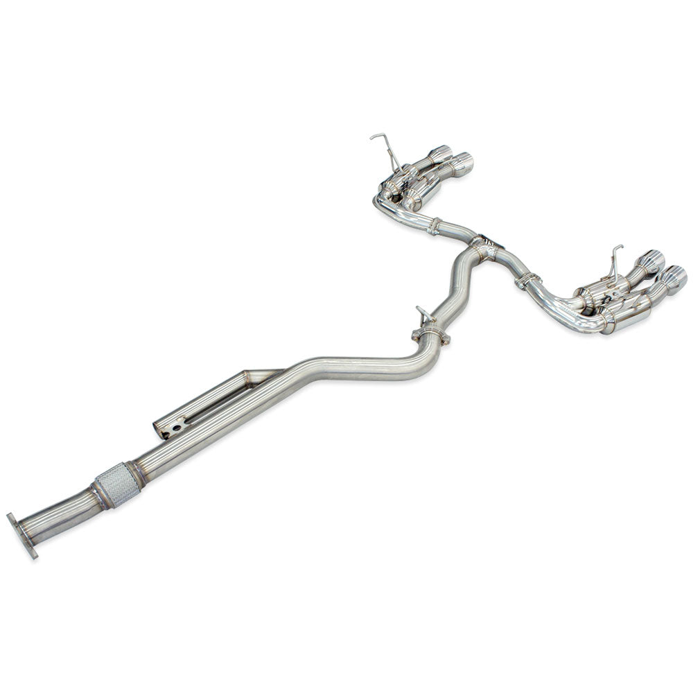 R400 "Signature Edition" Cat Back Exhaust w/SS Straight Cut Tips - Subaru WRX VB 22+