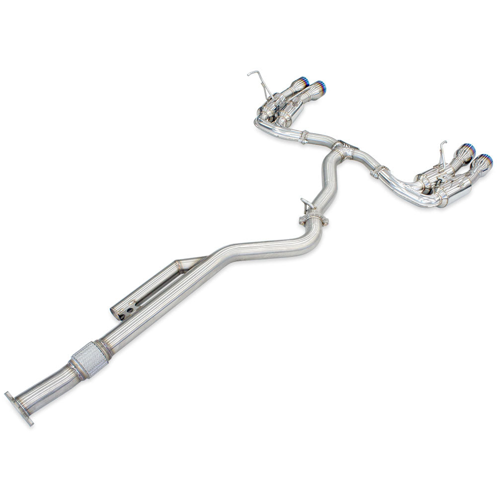 R400 "Signature Edition" Cat Back Exhaust w/Ti Straight Cut Tips - Subaru WRX VB 22+