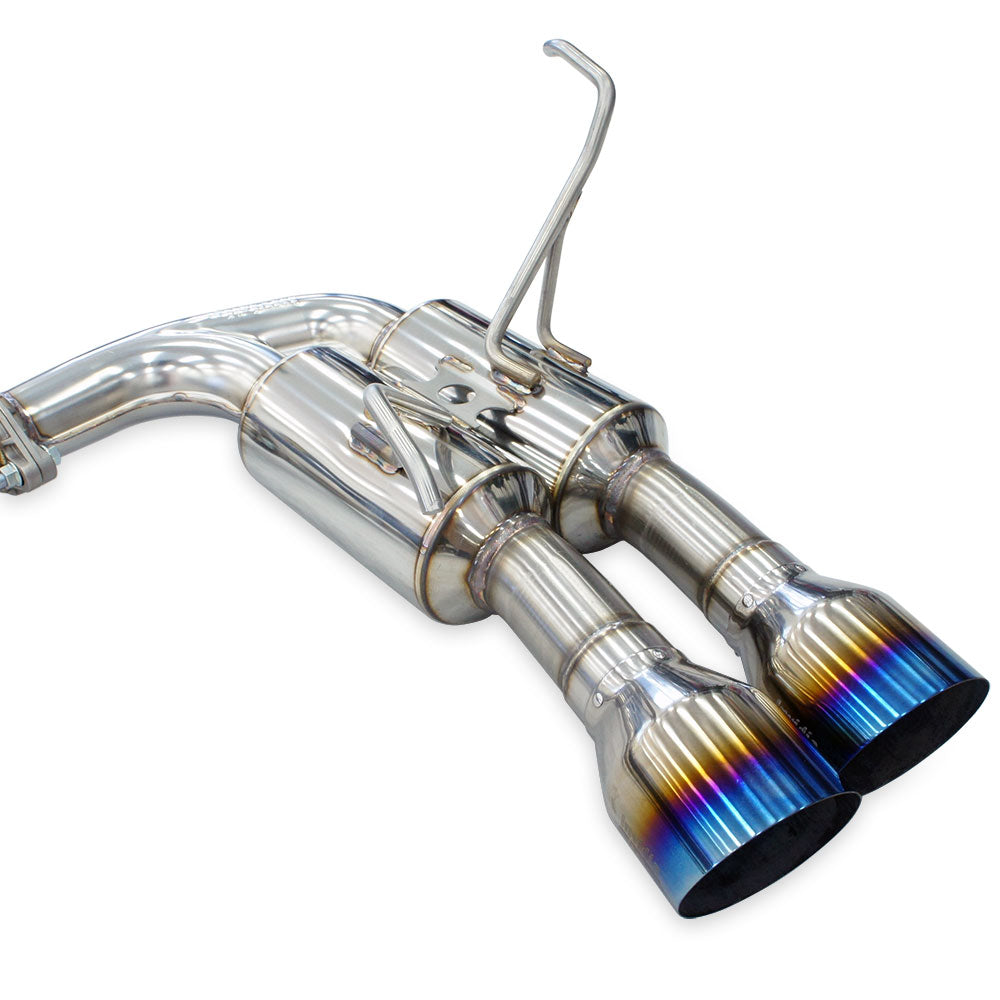 R400 "Signature Edition" Cat Back Exhaust w/Ti Straight Cut Tips - Subaru WRX VB 22+