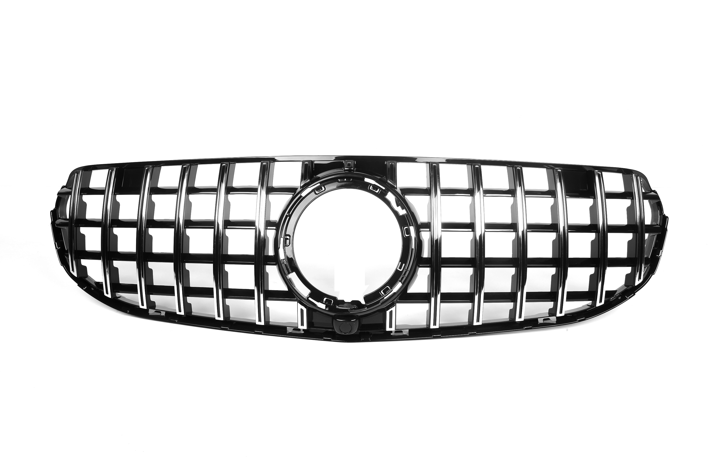 AMG Panamericana Style Grille for Mercedes-Benz GLC Class X253/C253 Coupe (Without Camera) - Sliver 2019-2022