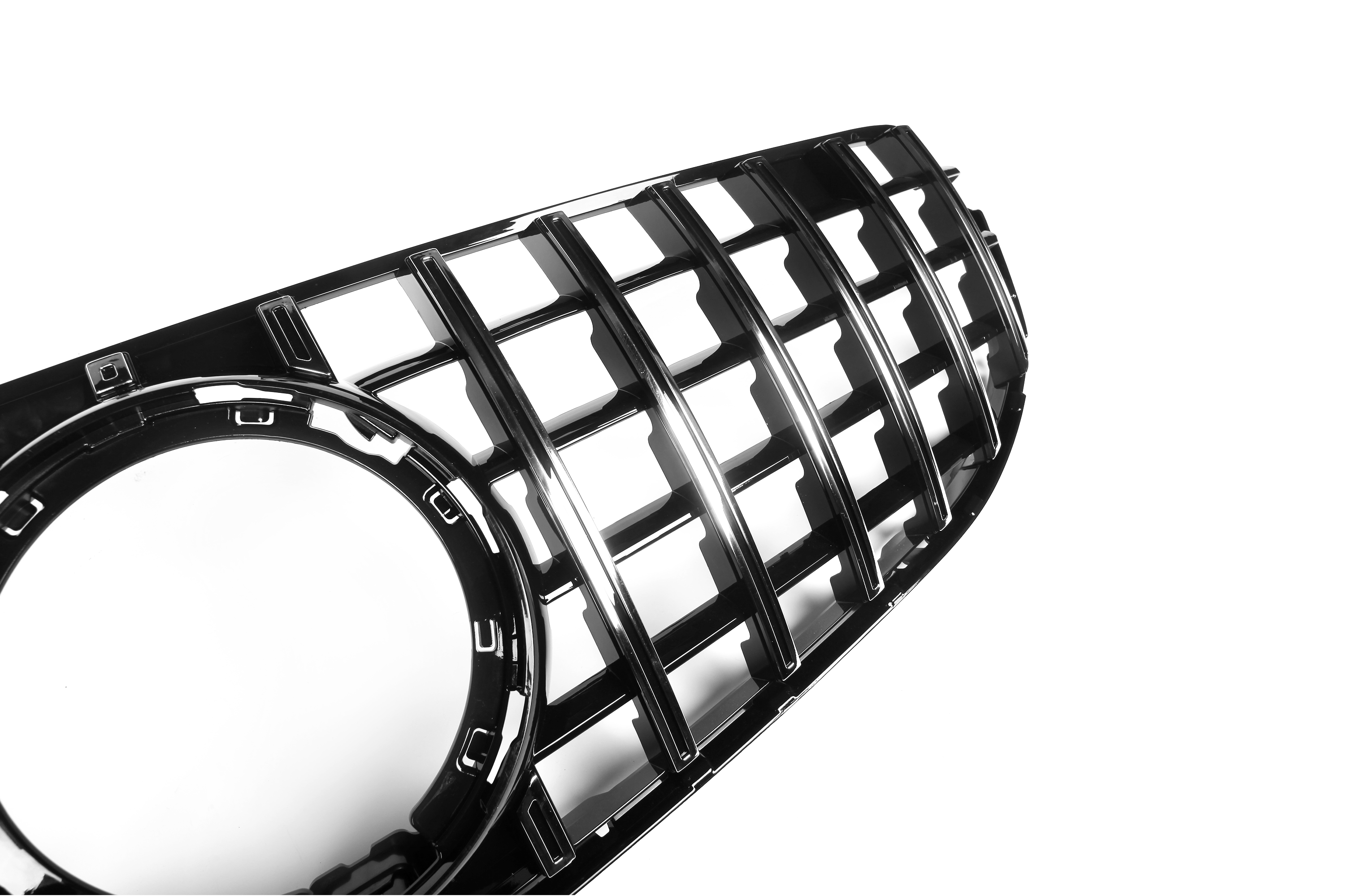 AMG Panamericana Style Grille for Mercedes-Benz GLC Class X253/C253 Coupe (Without Camera) - Sliver 2019-2022