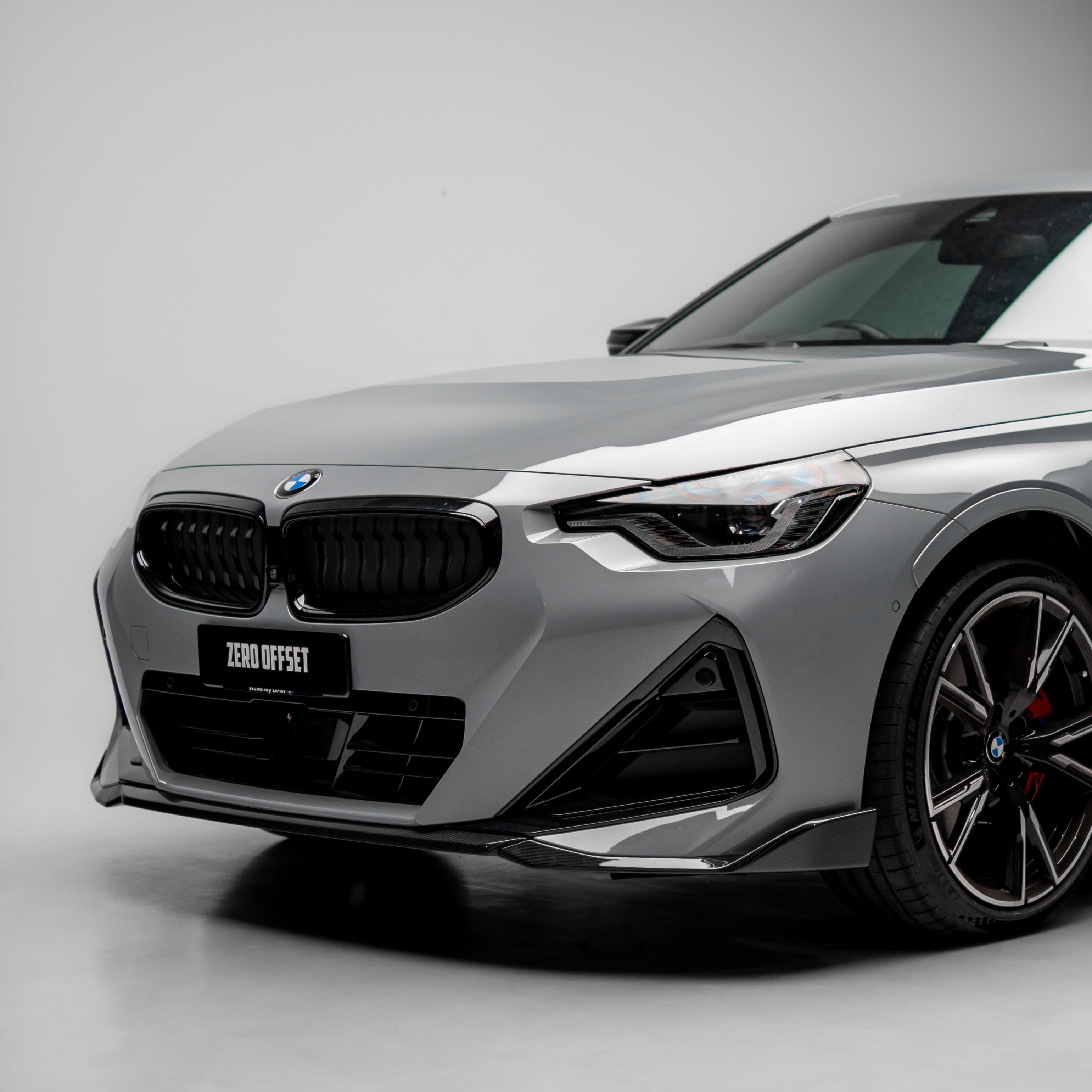 M Performance Style Pre Pregged Dry Carbon Fiber Front Lip for BMW 2 Series Coupe G42 2021+
