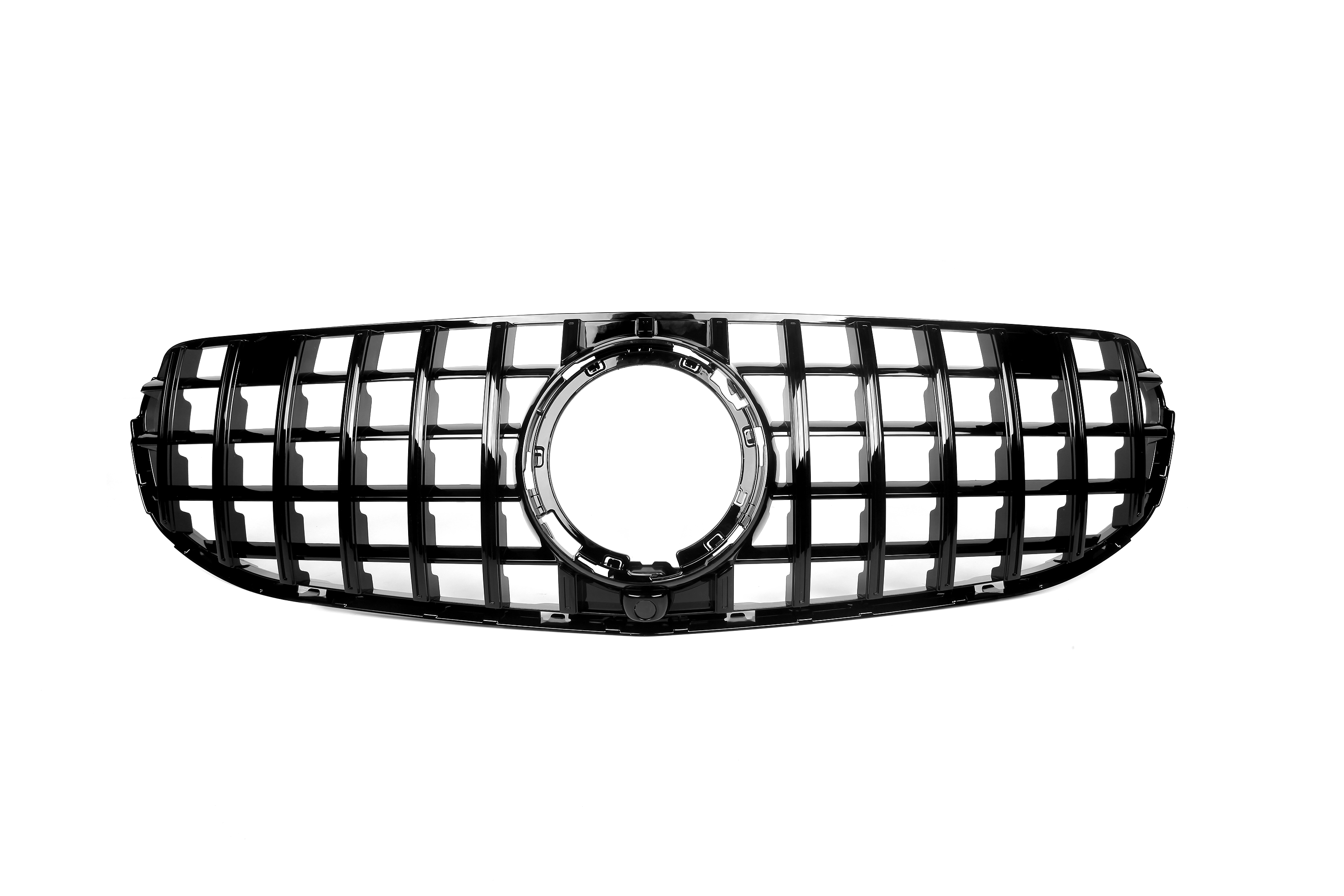 AMG Panamericana Style Grille for Mercedes-Benz GLC Class X253/C253 (Without Camera) - Black 2019-2022