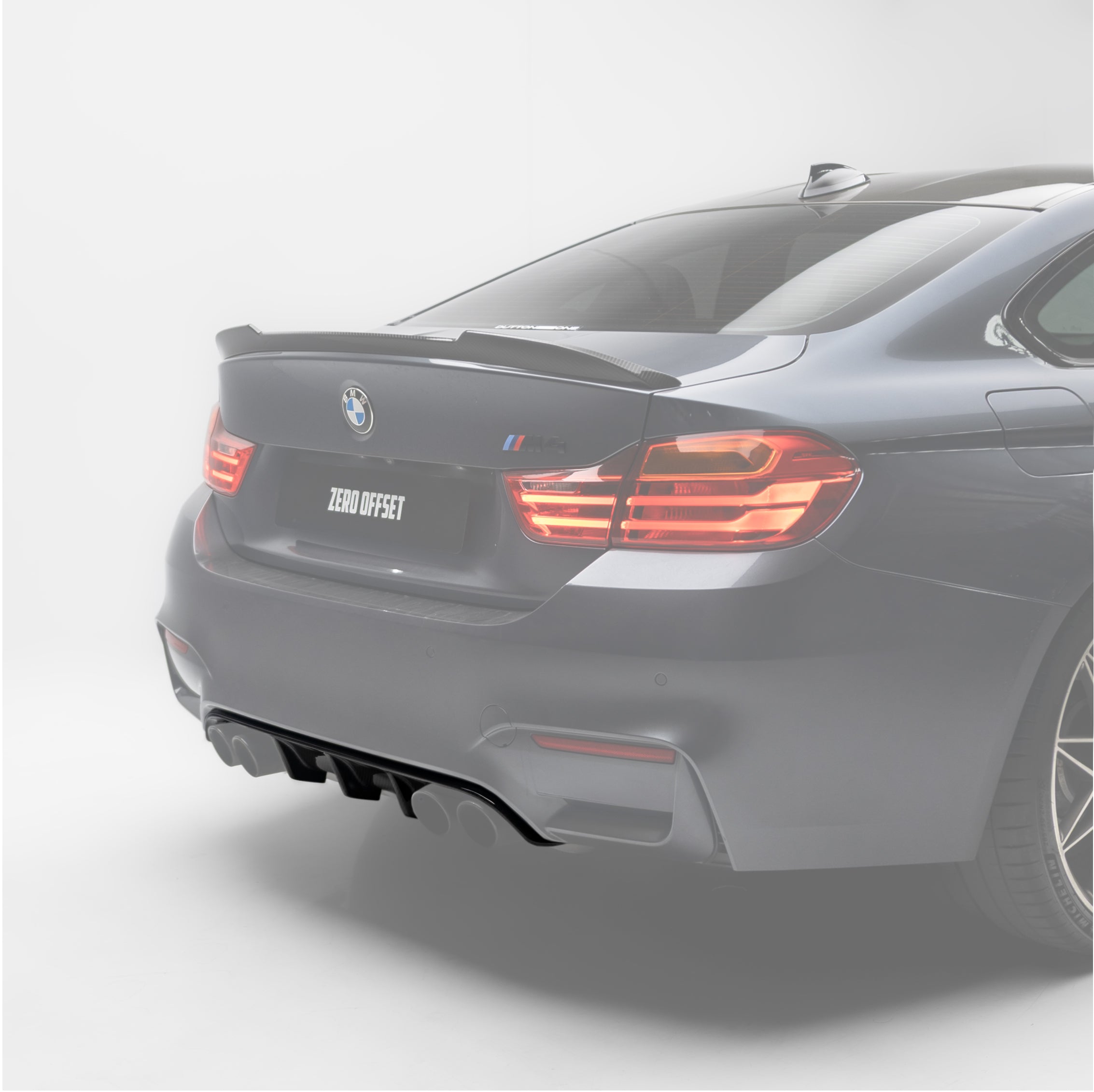 M Performance Style Pre Pregged Dry Carbon Fiber Rear Diffuser for BMW M3 F80 / M4 F82 F83 2014-2020