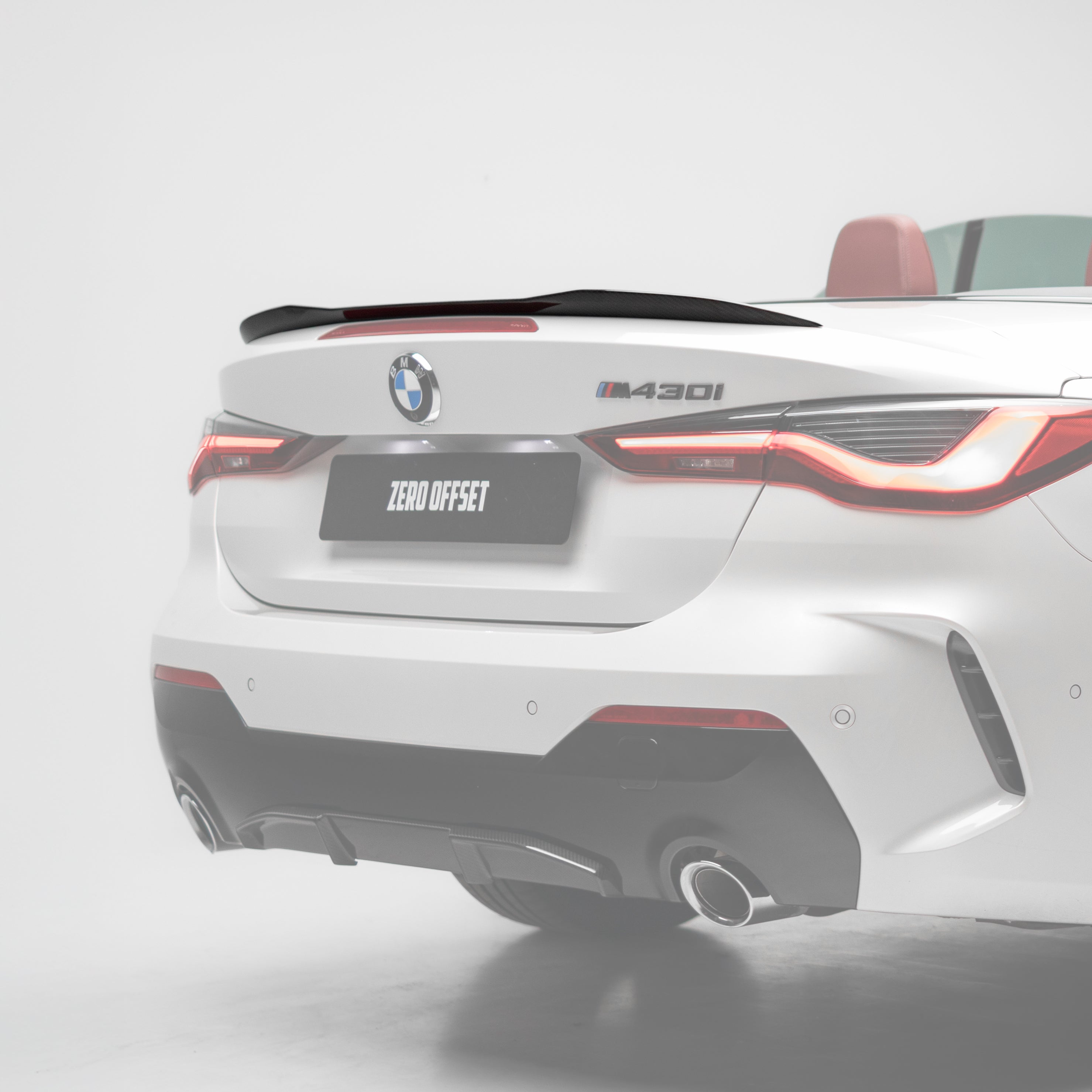 M Performance Style Pre Pregged Dry Carbon Fiber Spoiler for BMW 4 Series G23 / M4 G83 Convertible 2020+