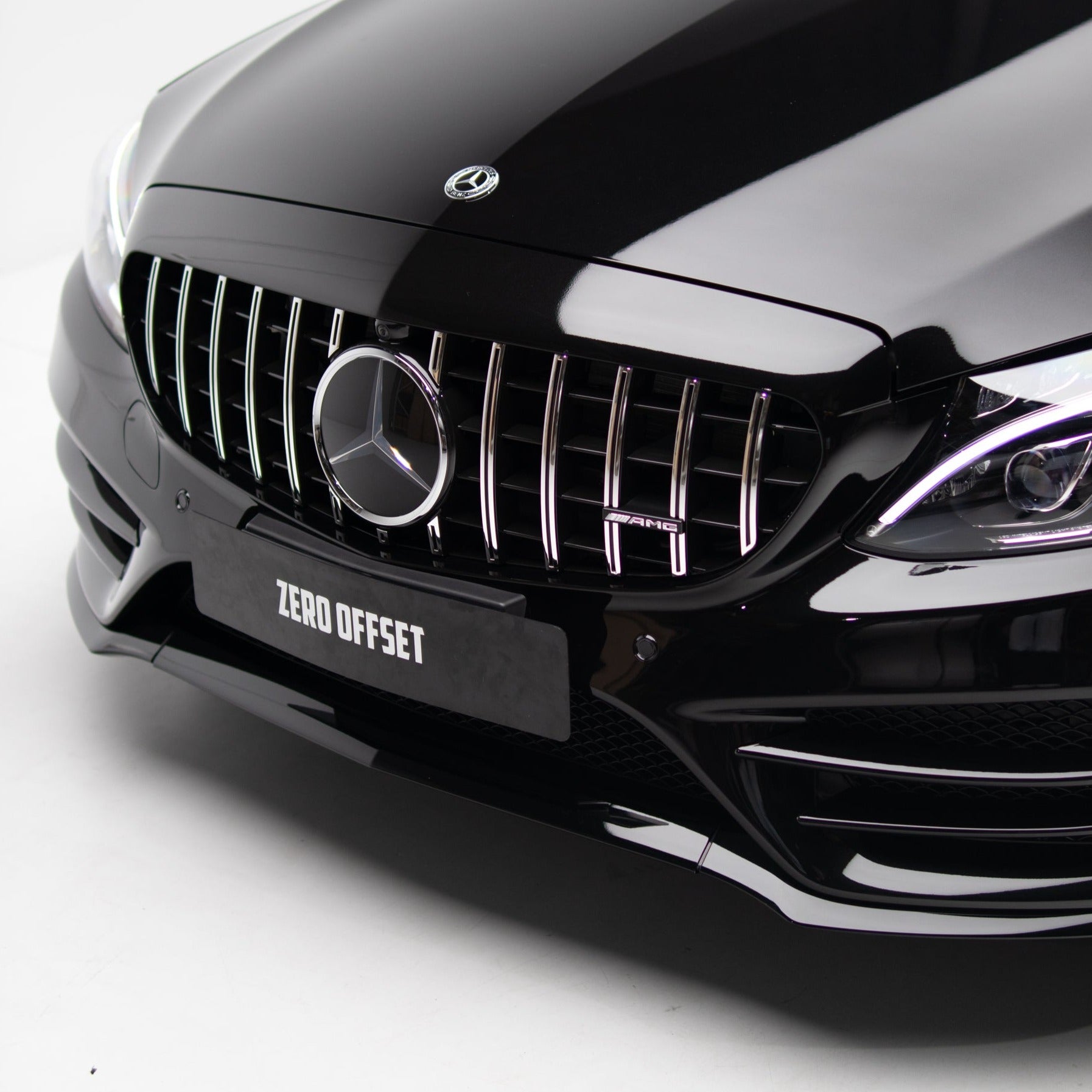 AMG Panamericana Style Grille for Mercedes-Benz C Class (AMG Line) C205/W205 2015-2018 - Silver