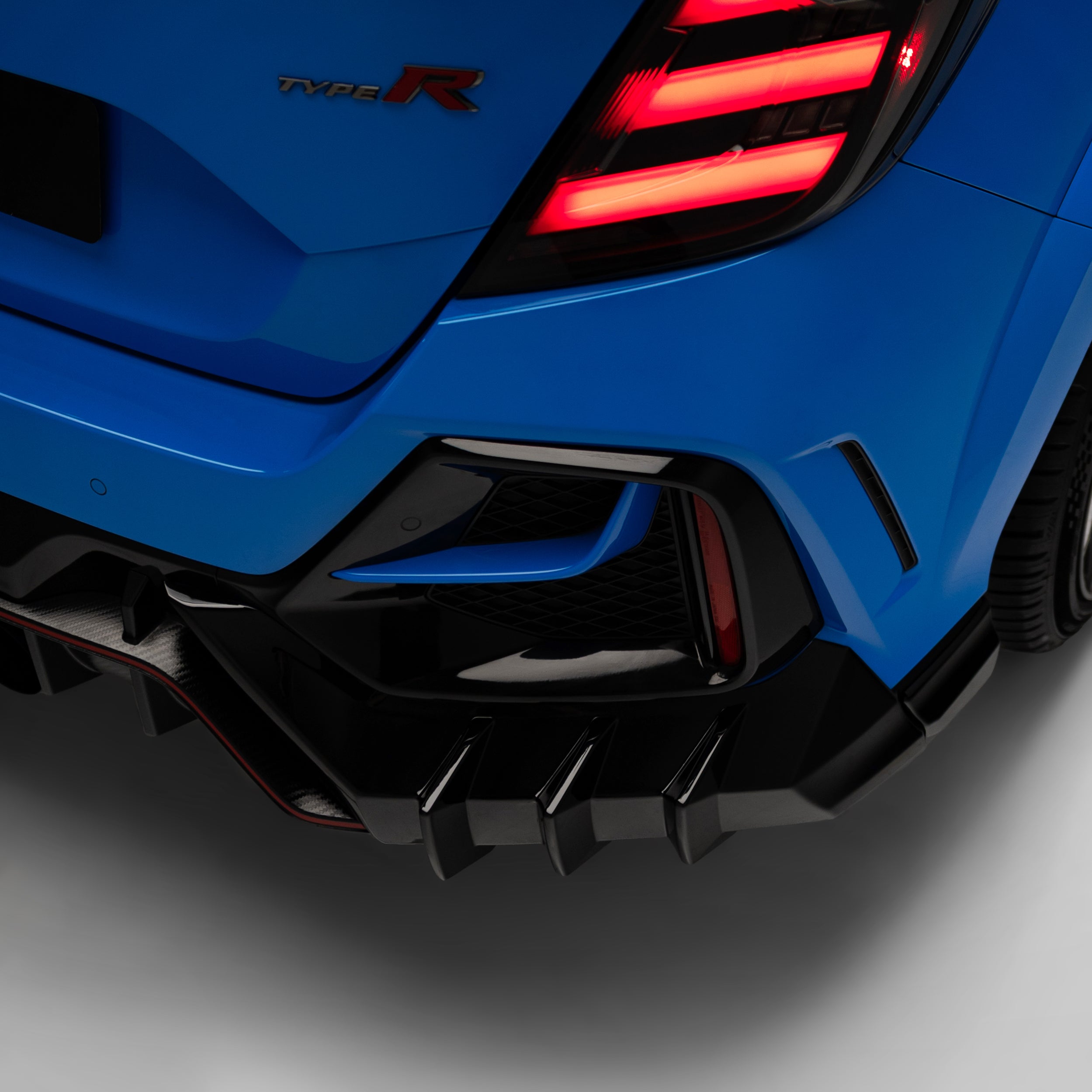 Mugen Style Rear Diffuser & Rear Spats for Honda Civic FK8 2017-2021