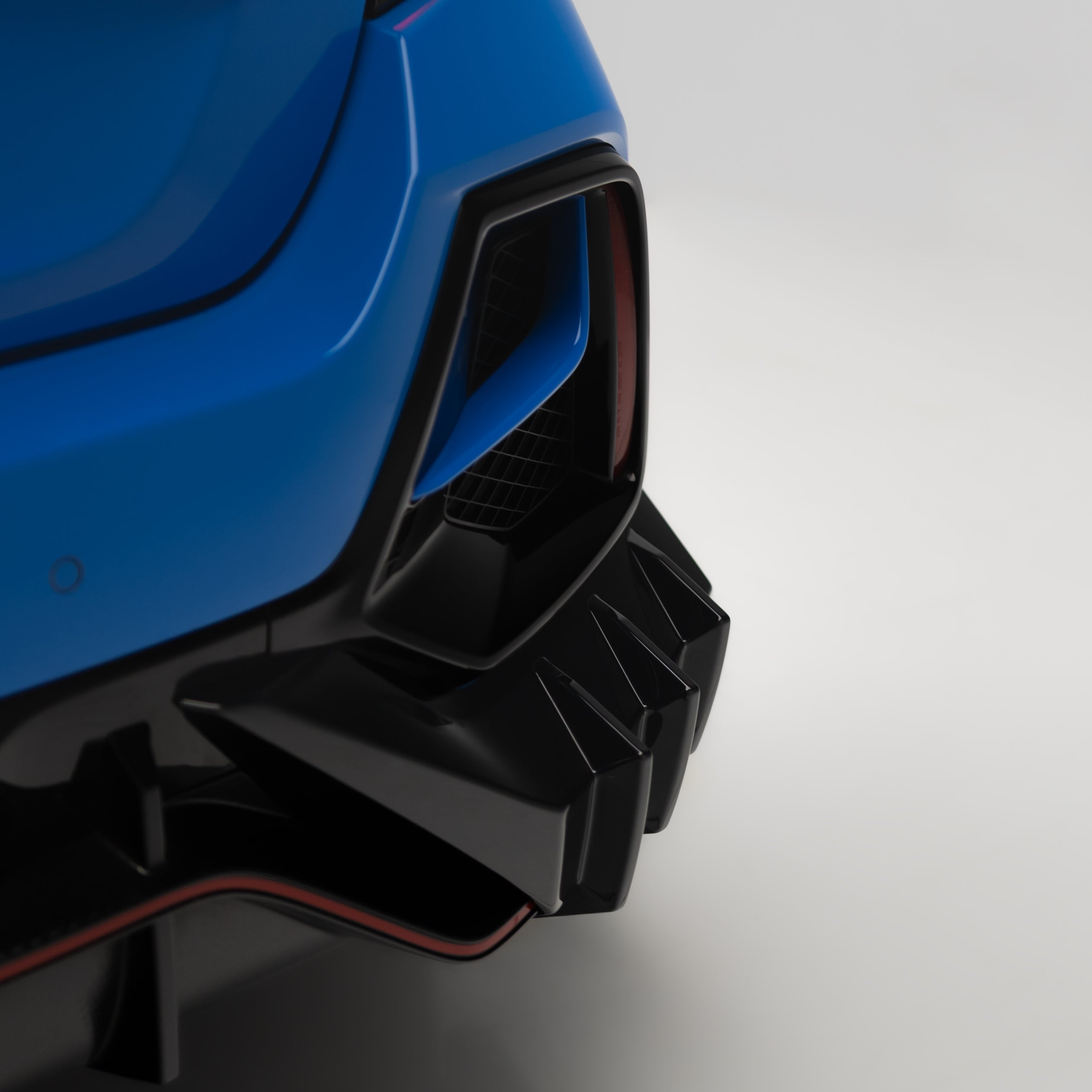 Mugen Style Rear Diffuser & Rear Spats for Honda Civic FK8 2017-2021