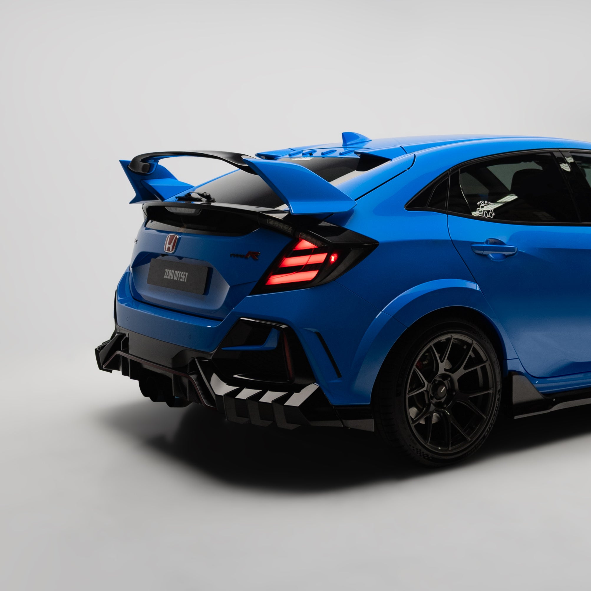 Mugen Style Rear Diffuser & Rear Spats for Honda Civic FK8 2017-2021