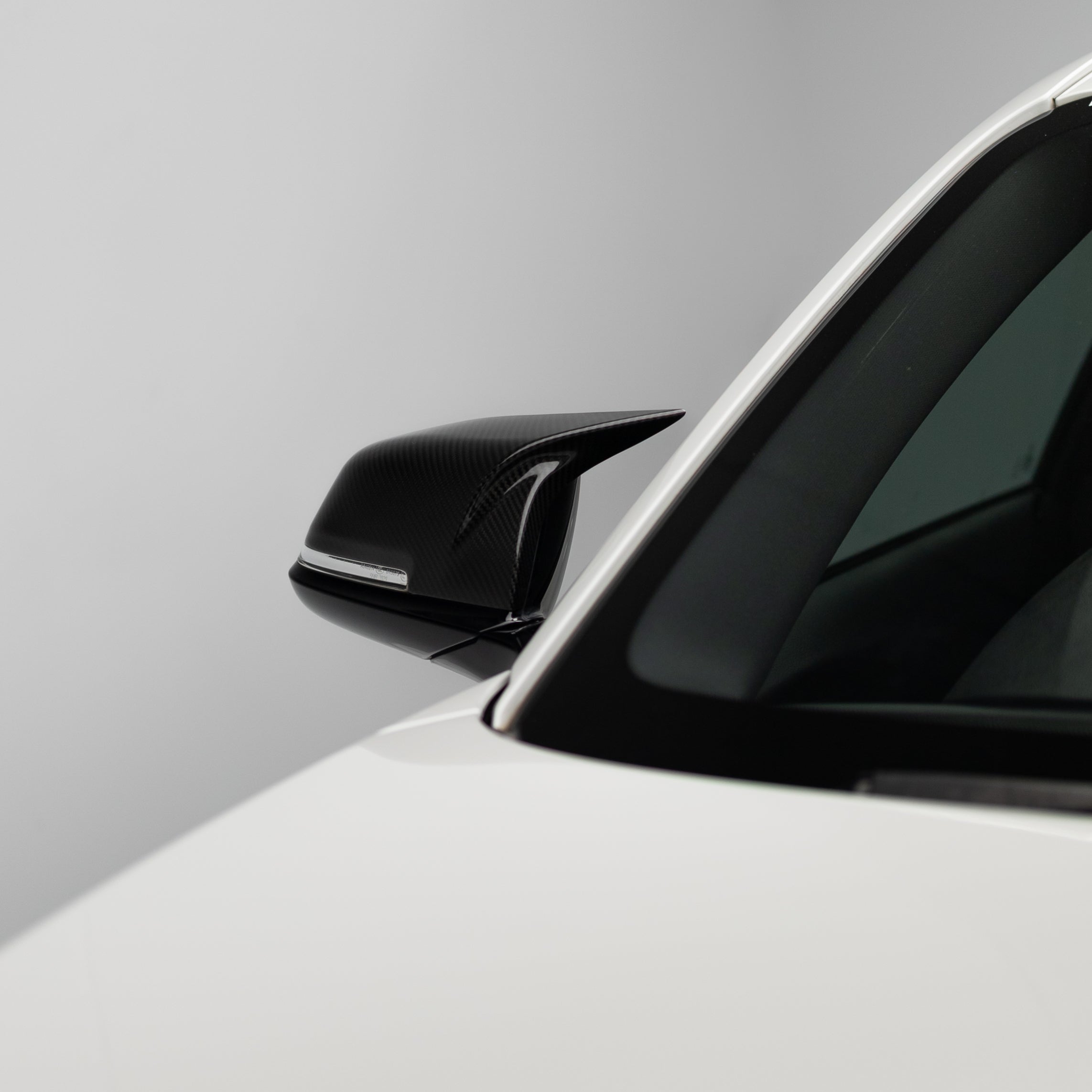 M Performance Style Pre Pregged Carbon Fiber Mirror Caps for BMW 1/2/3/4 Series F20 F22 F23 F30 F32 F33 F36 F87