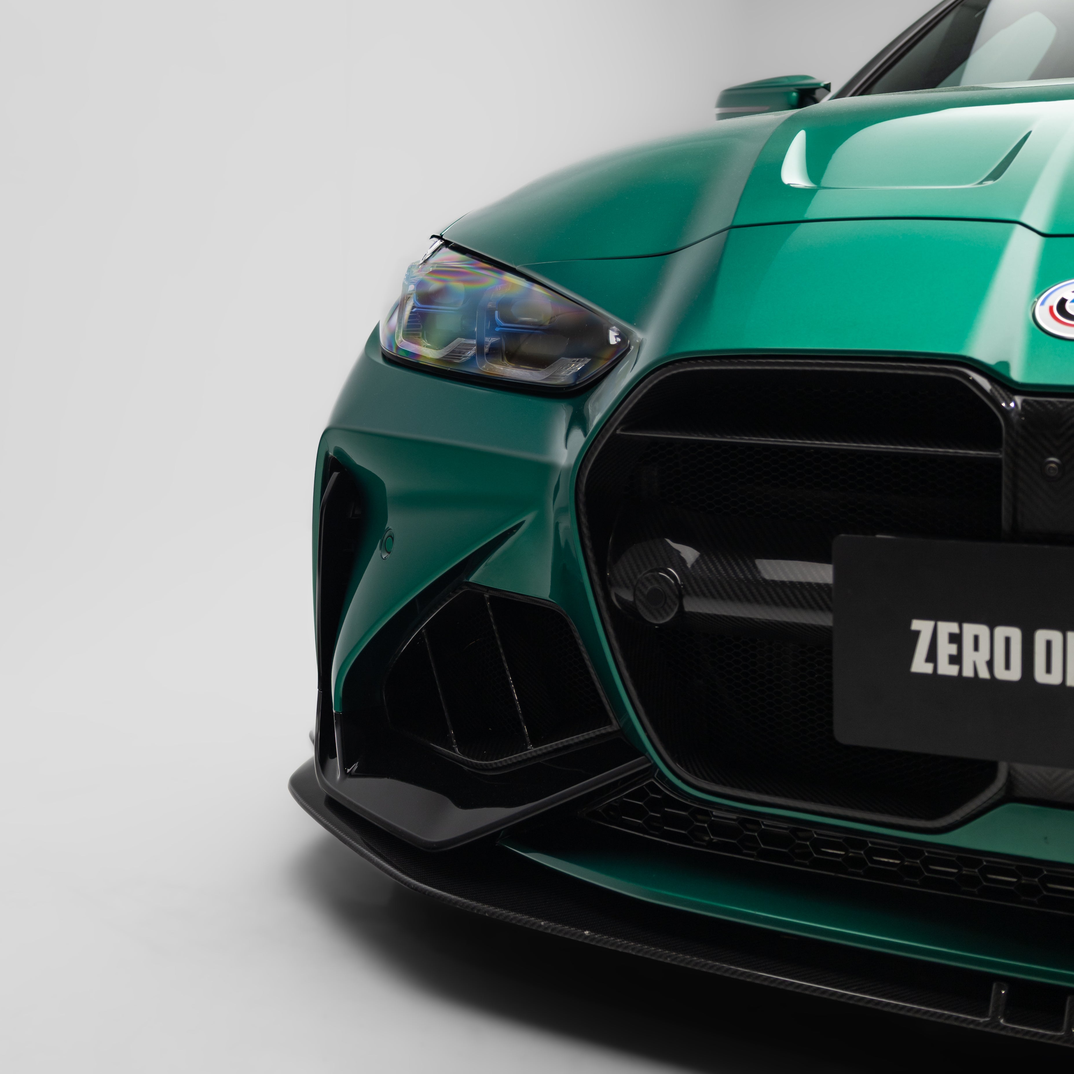 BMW G80 G81 M3/G82 G83 M4 Front Bumper Dry Carbon Fiber Grille & Duct Vents for ADRO Front Bumper 2020+