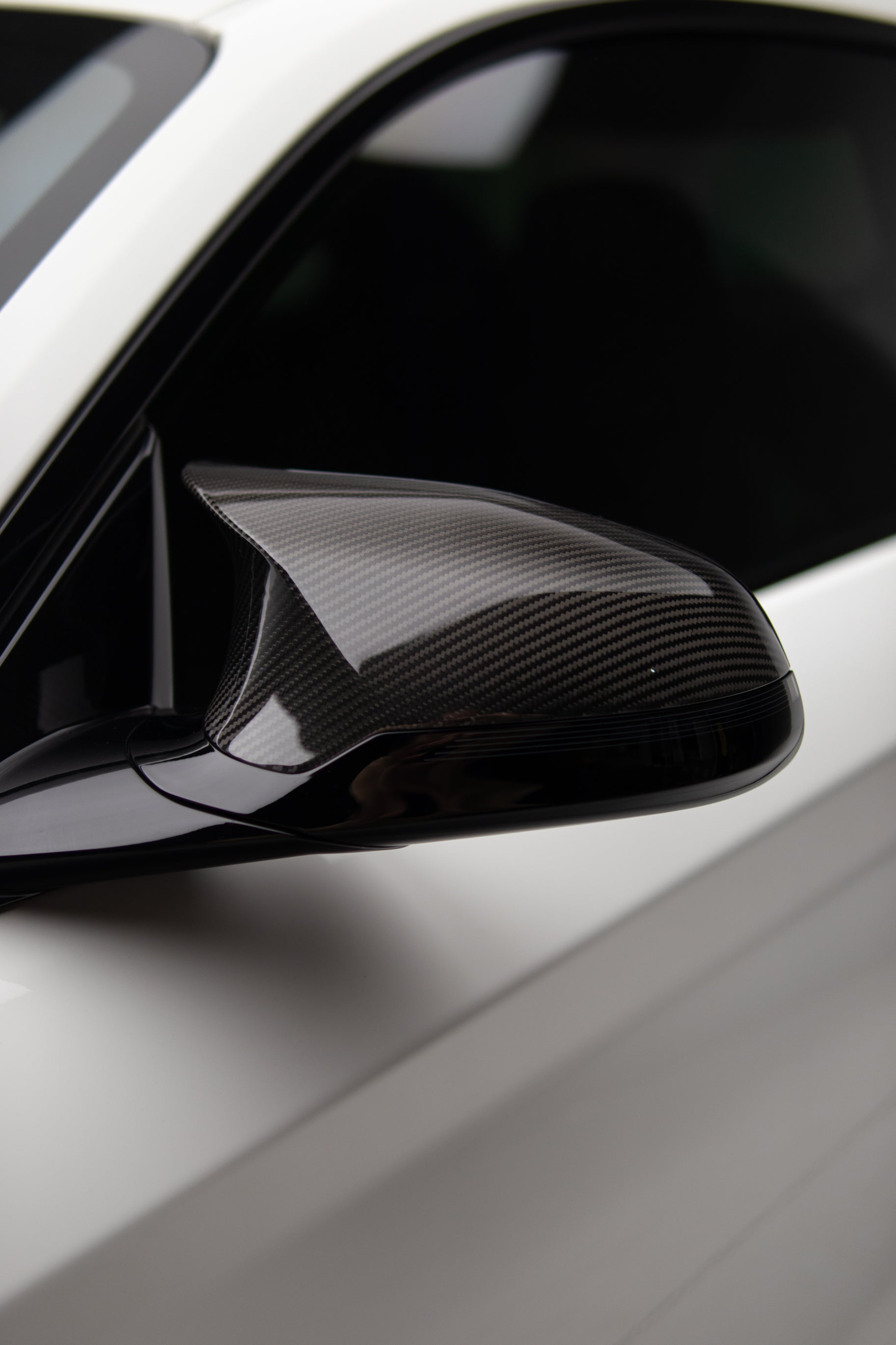 M-Performance Style Pre Pregged Dry Carbon Fiber Mirrors Caps for BMW M2 Comp F87 / M3 F80 / M4 F82 F83