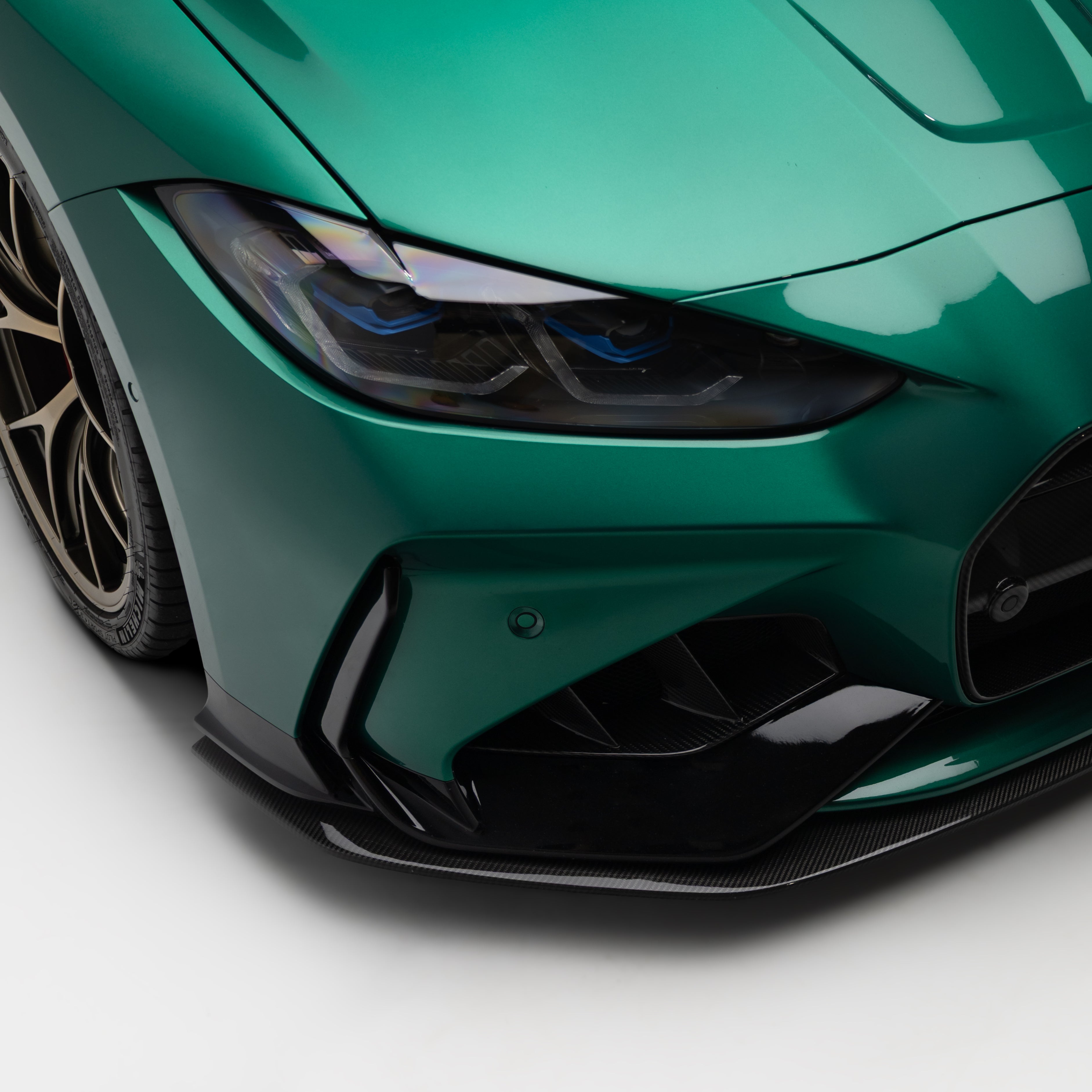 BMW G80 G81 M3 / G82 G83 M4 Dry Carbon Fiber Front Lip for Adro Front Bumper 2020+