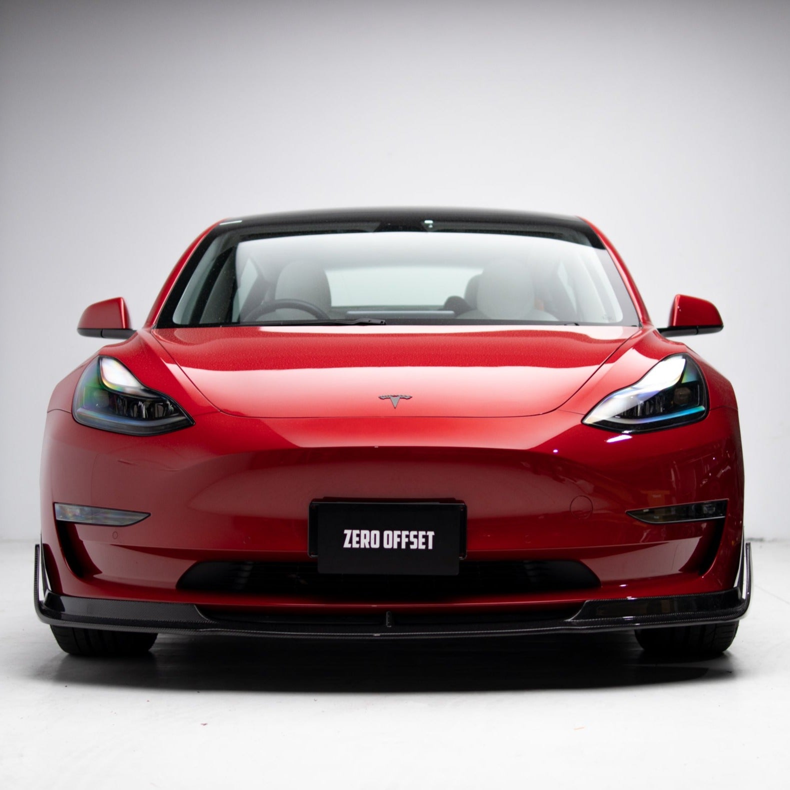 Vorsteiner Style Front Lip (Carbon Fibre) for Tesla Model 3 19-23