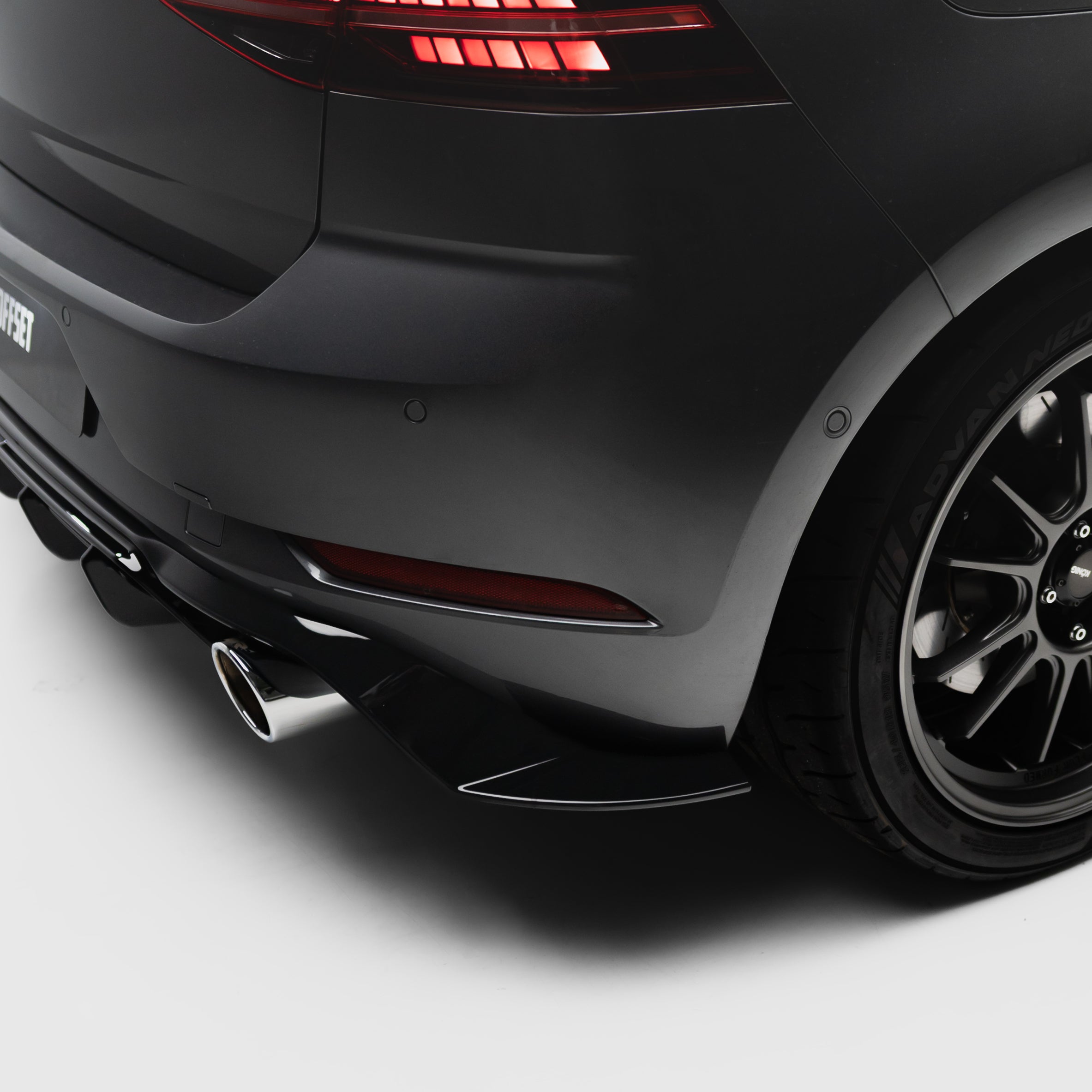 EVO-1 Rear Diffuser for Volkswagen Golf GTI MK7.5 2018-2021