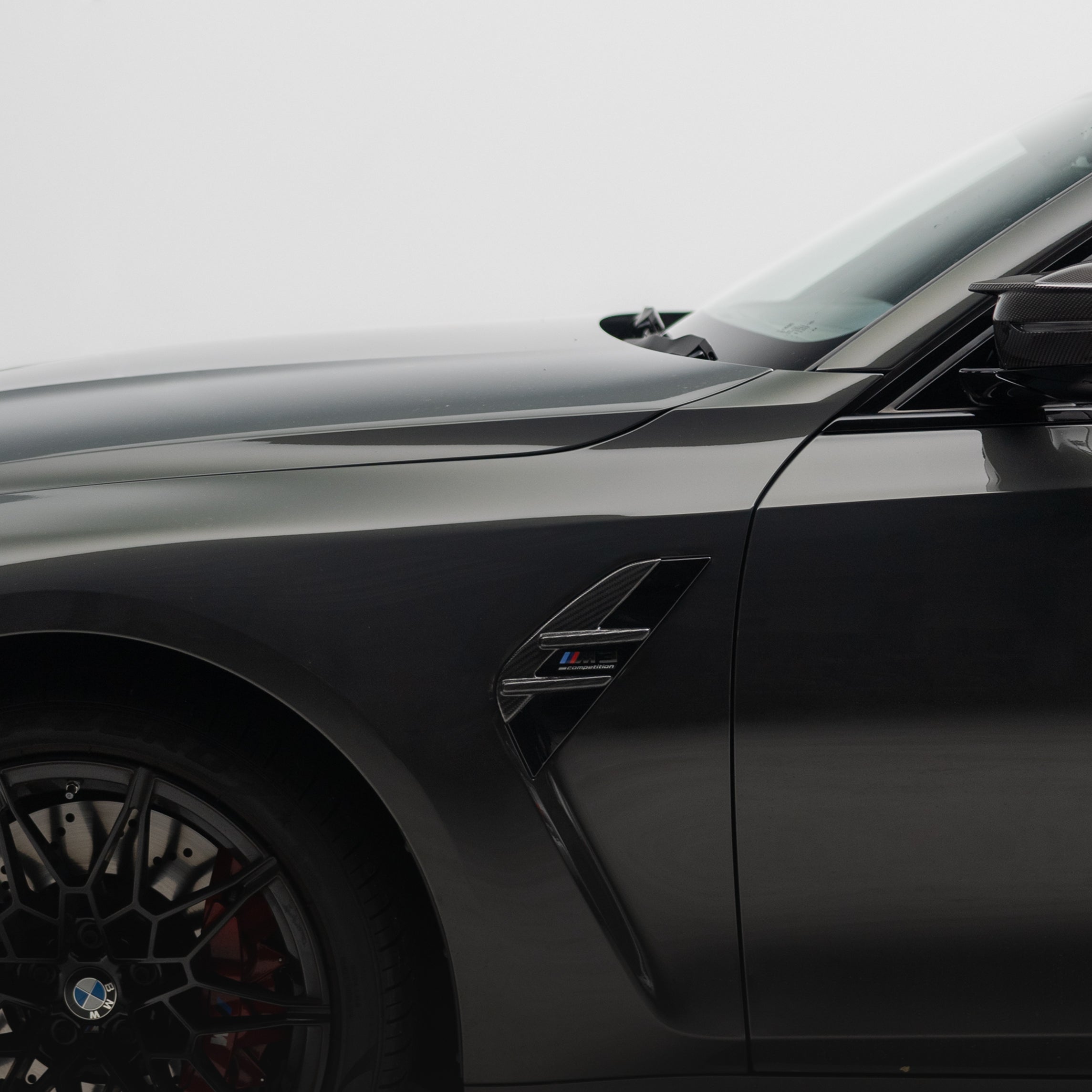 OEM Style Pre Pregged Dry Carbon Fender Vent Cover for BMW M3 G80 G81 2020+