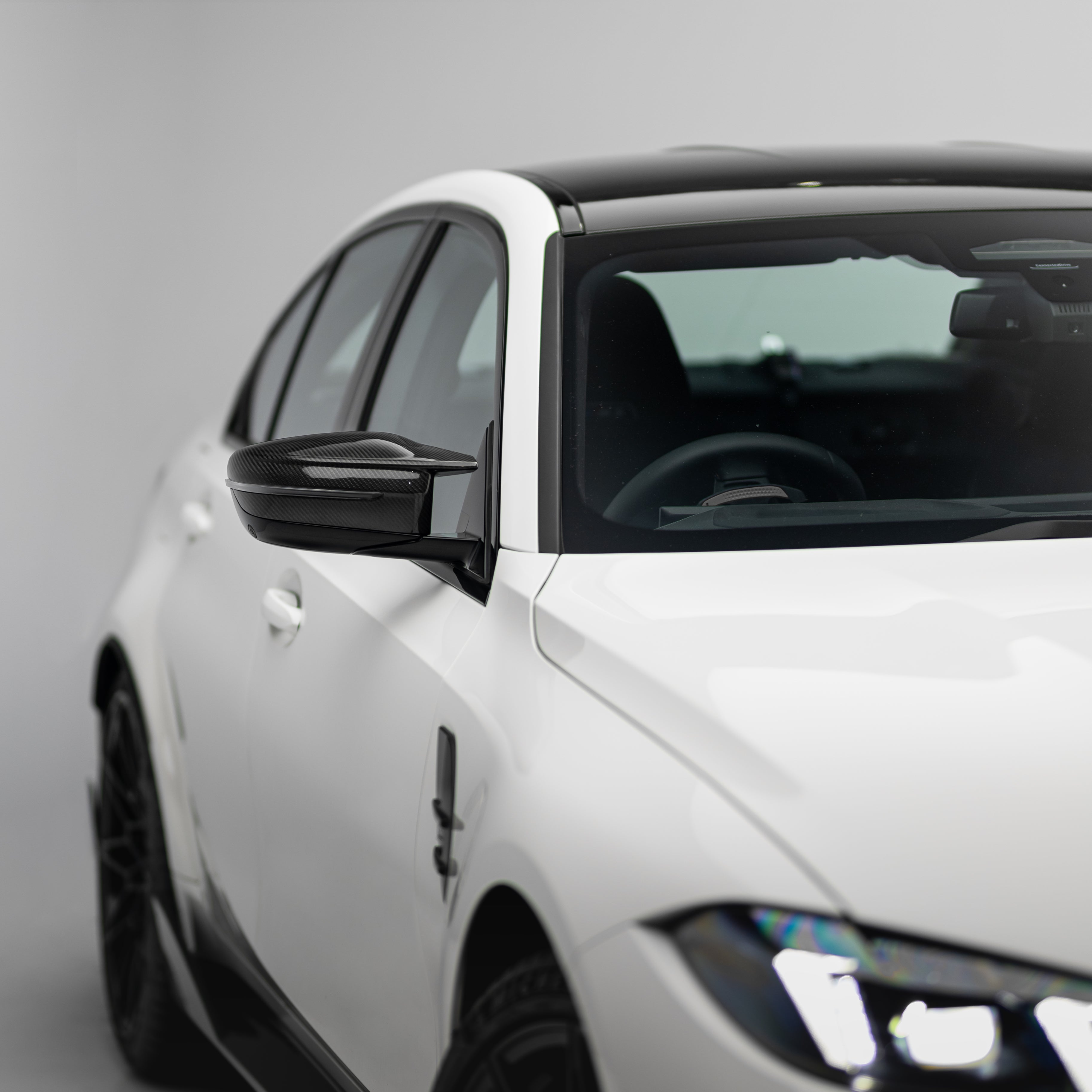 M-Performance Style Pre Pregged Dry Carbon Fiber Mirrors Caps for BMW M240i G42 / M340i LCI /M2 G87 / M3 G80 G81 / M4 G82 G83 2020+