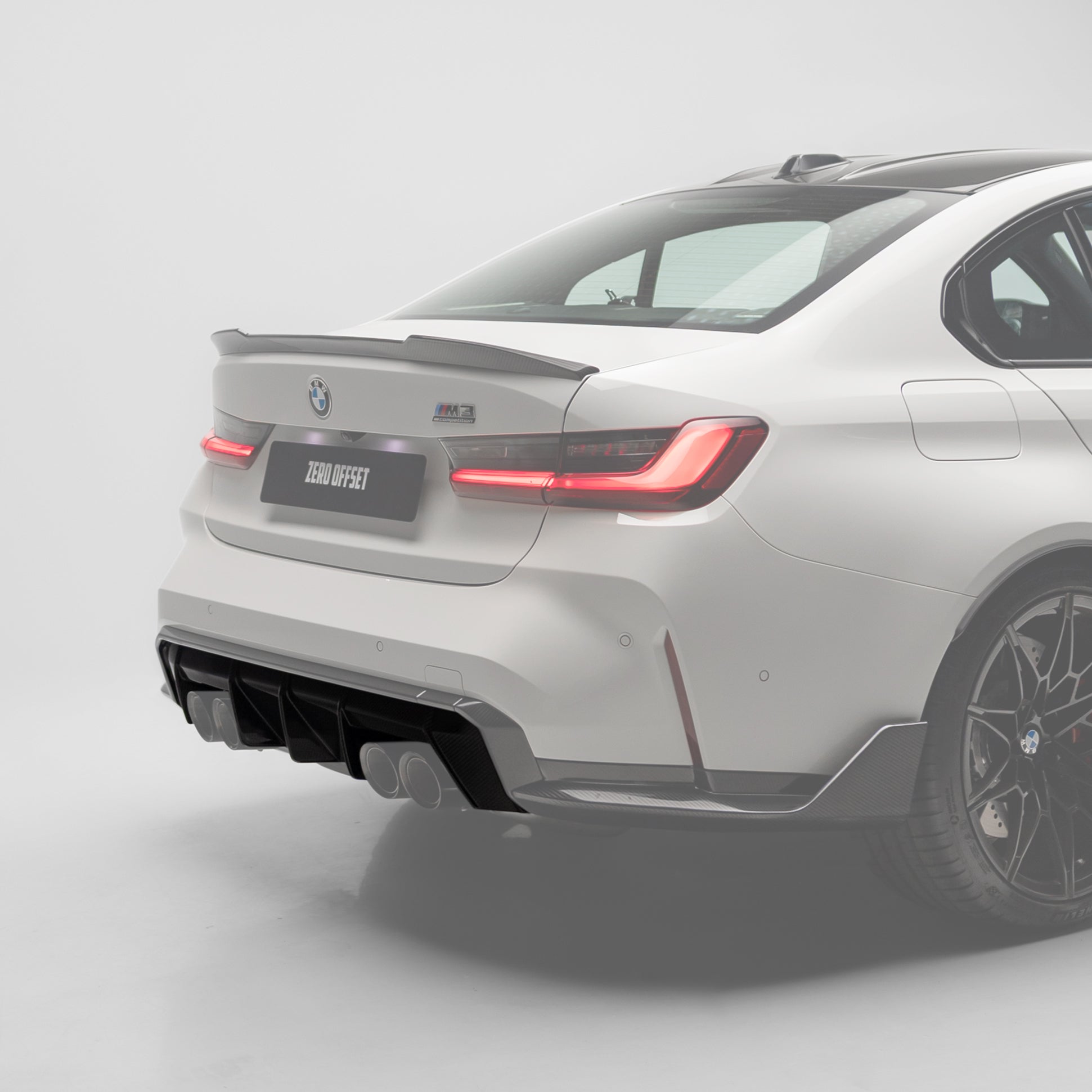 M-Performance Style Pre Pregged Dry Carbon Diffuser for BMW M3 G80 G81 / M4 G82 G83 (Standard Quad Tip) 2020+