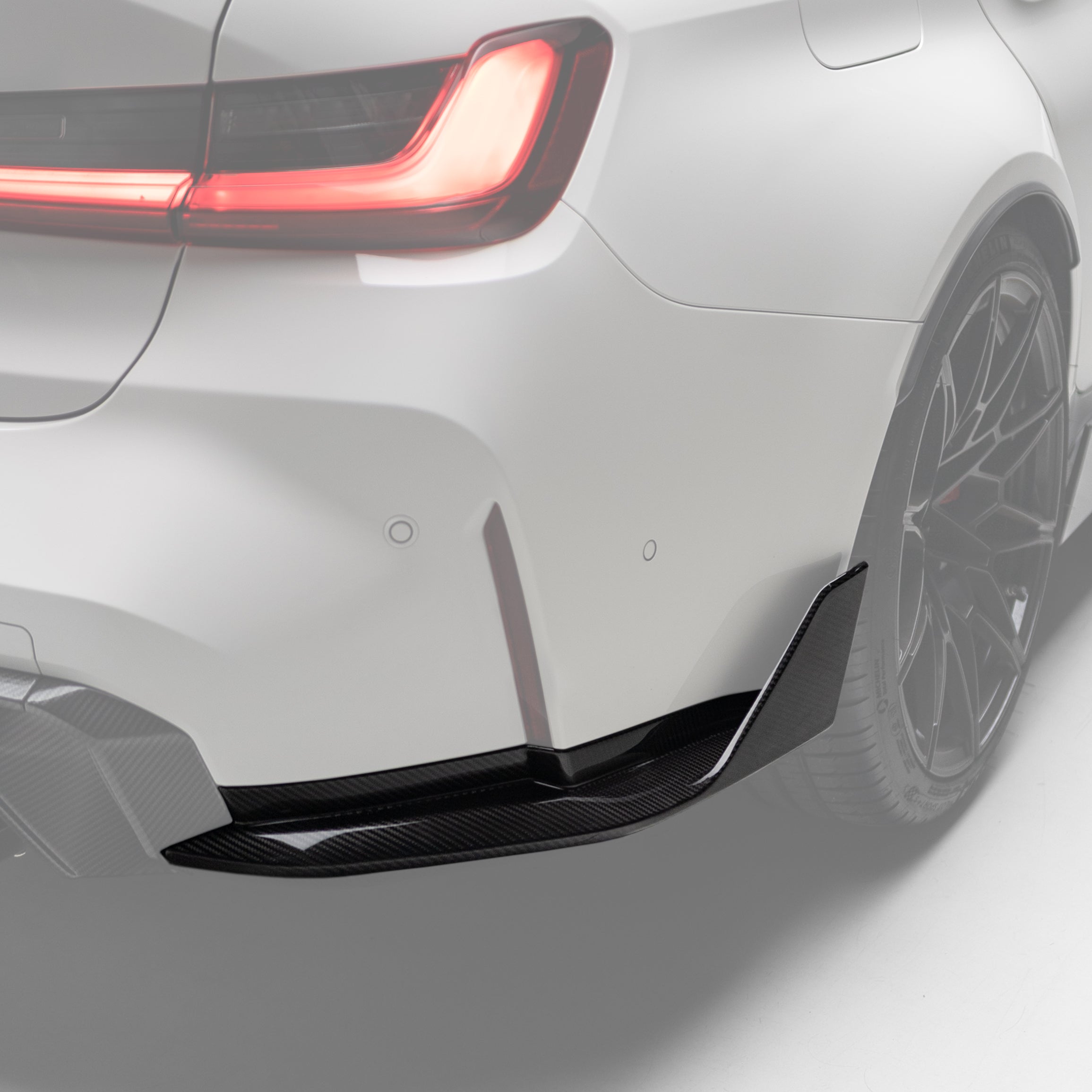 M Performance Style Pre Pregged Dry Carbon Rear Winglets for BMW M3 G80 G81 2020+