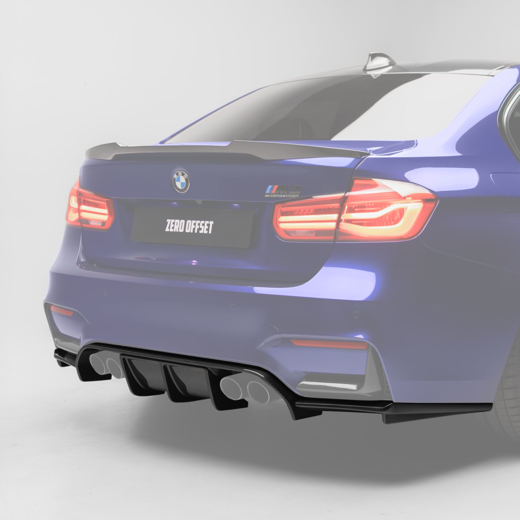 Vorsteiner Style Pre Pregged Carbon Fiber Rear Diffuser for BMW M3 F80 / M4 F82 F83 2014-2020
