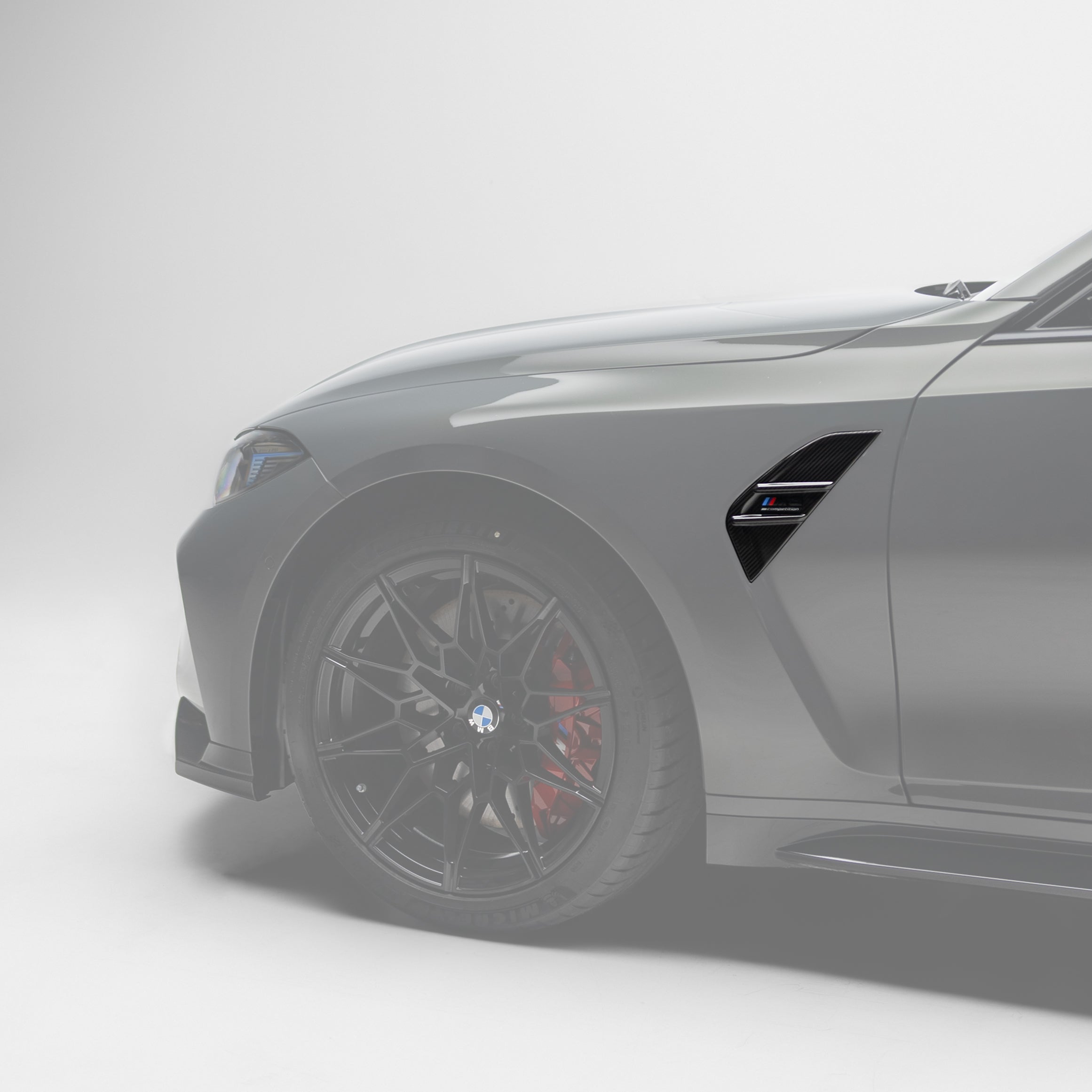 M Performance Style Pre Pregged Dry Carbon Fender Vent Cover for BMW M3 G80 G81 2020+