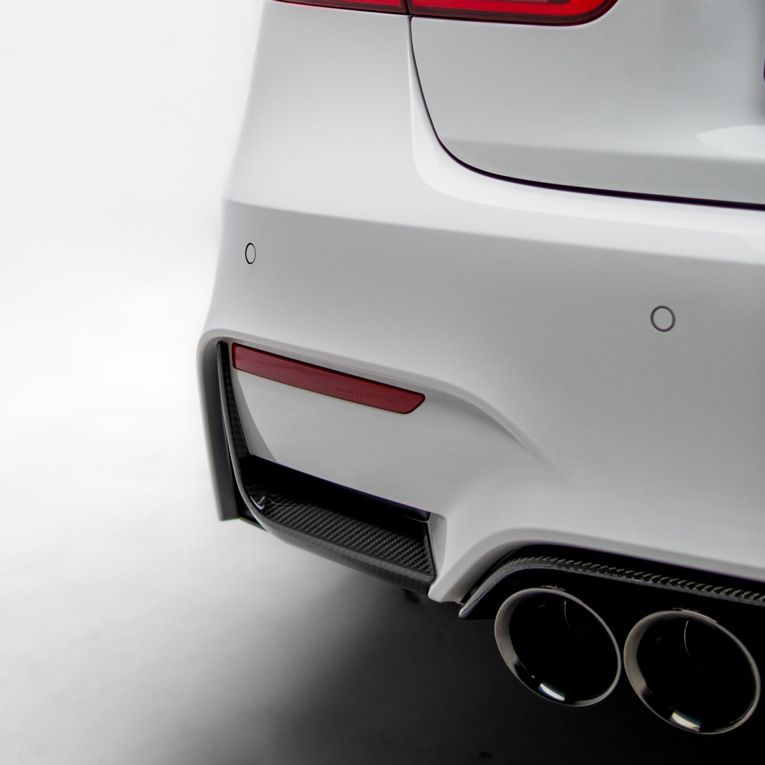 MP Style Rear Bumper Splitters Pre Pregged Dry Carbon for BMW M3 F80 / M4 F82/F83 2014-2020