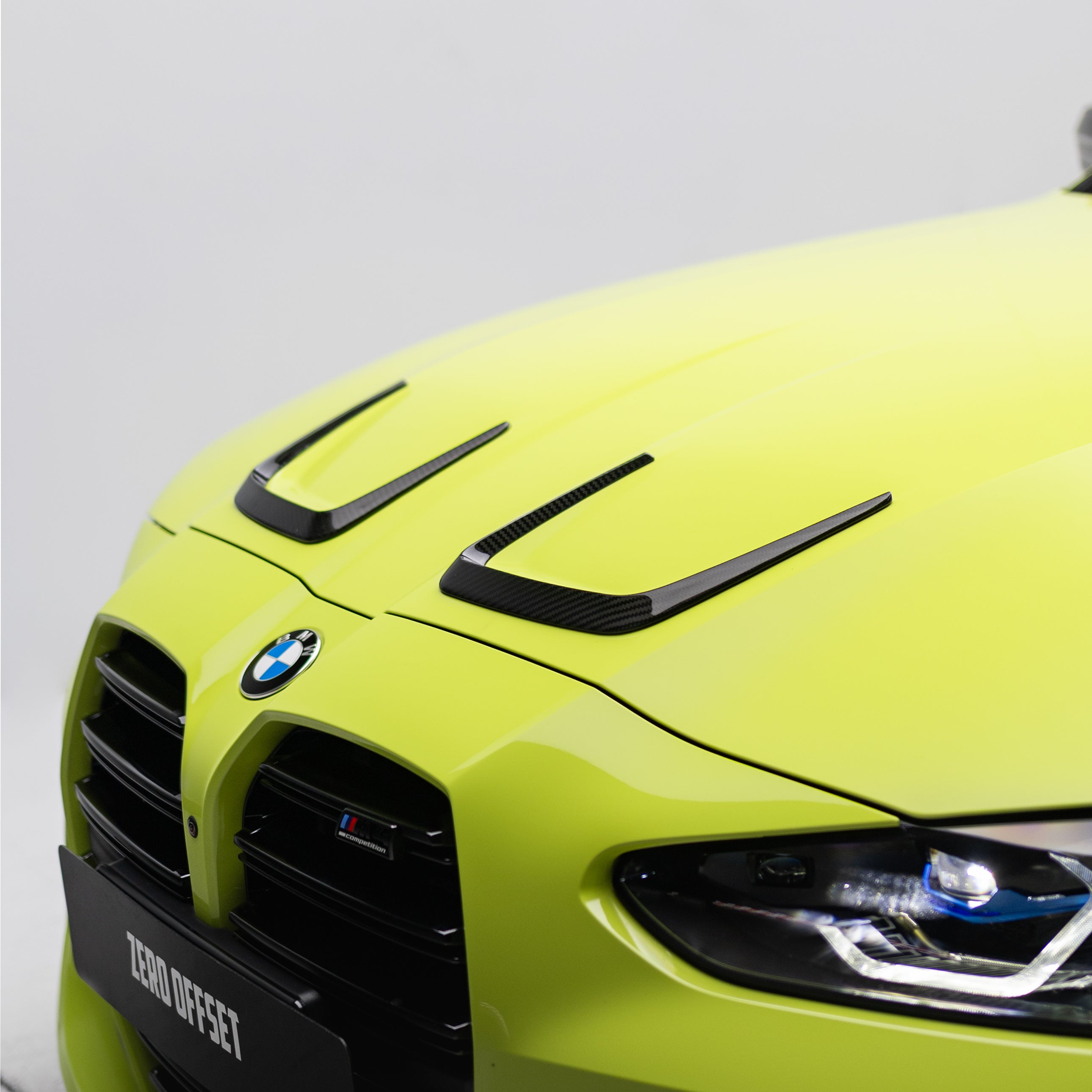 Sooqoo Pre Pregged Dry Carbon Hood Vent Trim for BMW M3 G80 G81 / M4 G82 G83 2020+