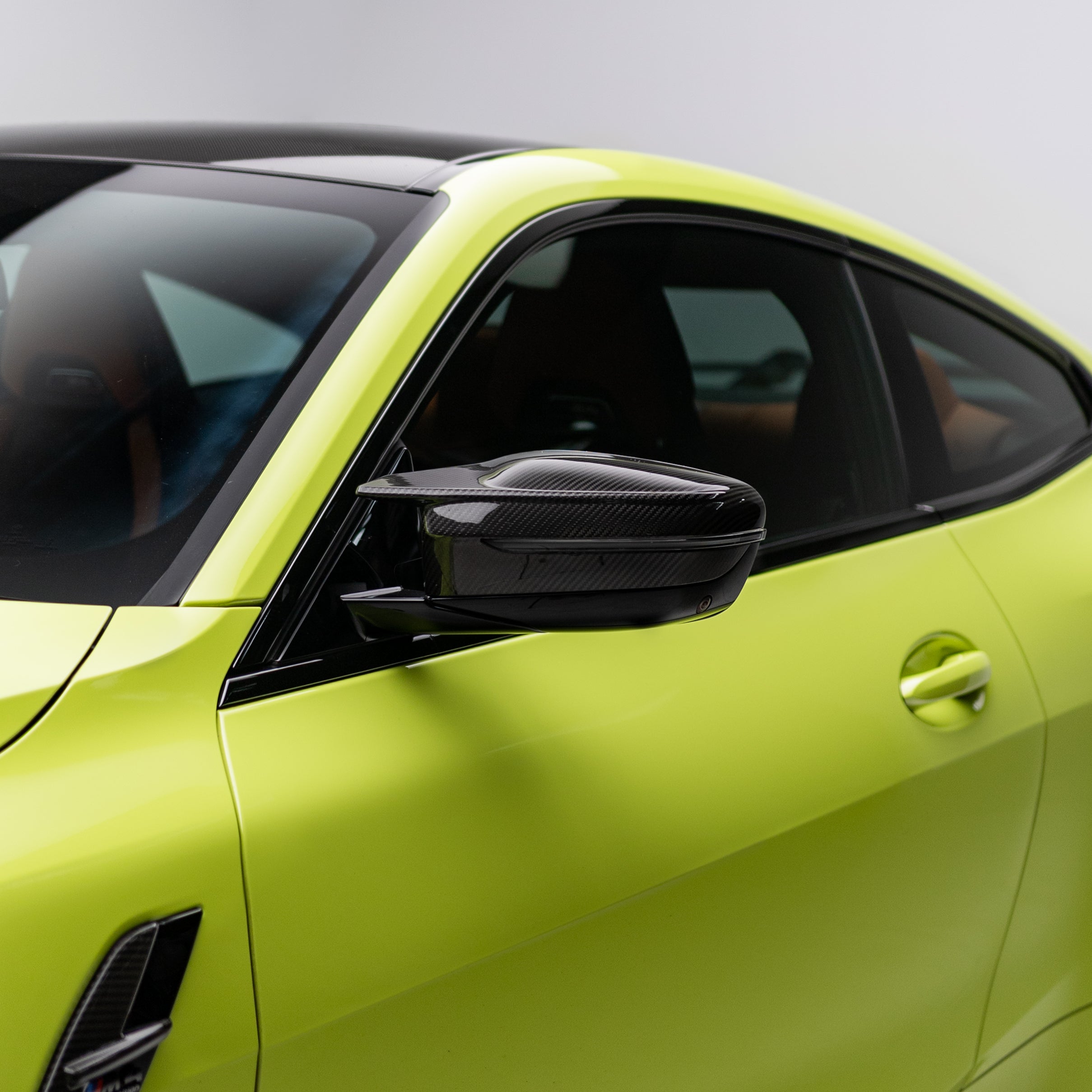 M-Performance Style Pre Pregged Dry Carbon Fiber Mirror Caps for BMW M240i G42 / M340i LCI /M2 G87 / M3 G80 G81 / M4 G82 G83 2020+