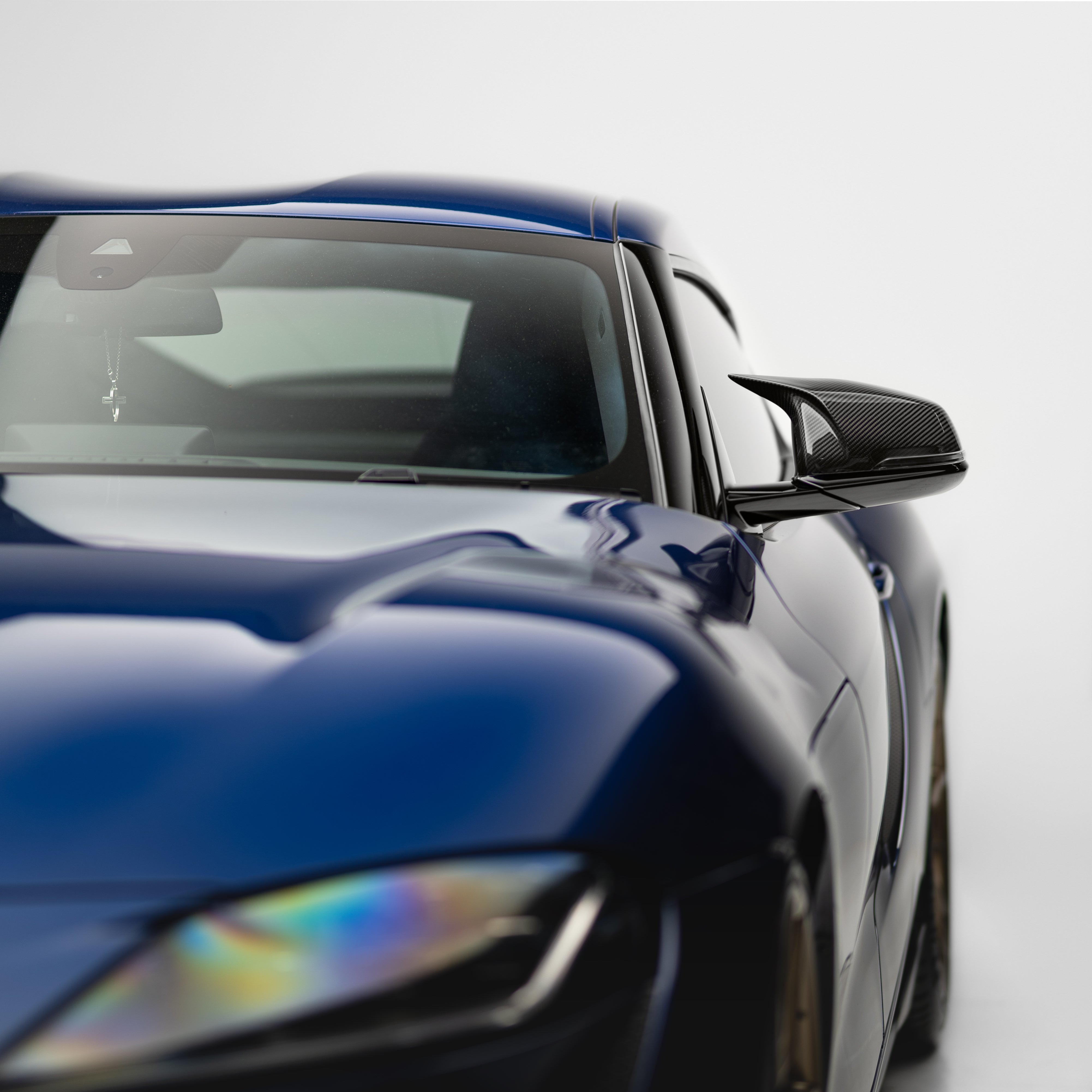 M Performance Style Pre Pregged Dry Carbon Fiber Mirror Caps for BMW 1/2 Series X1/X2/Z4 F39 F40 F44 F48 G29 & Toyota Supra A90