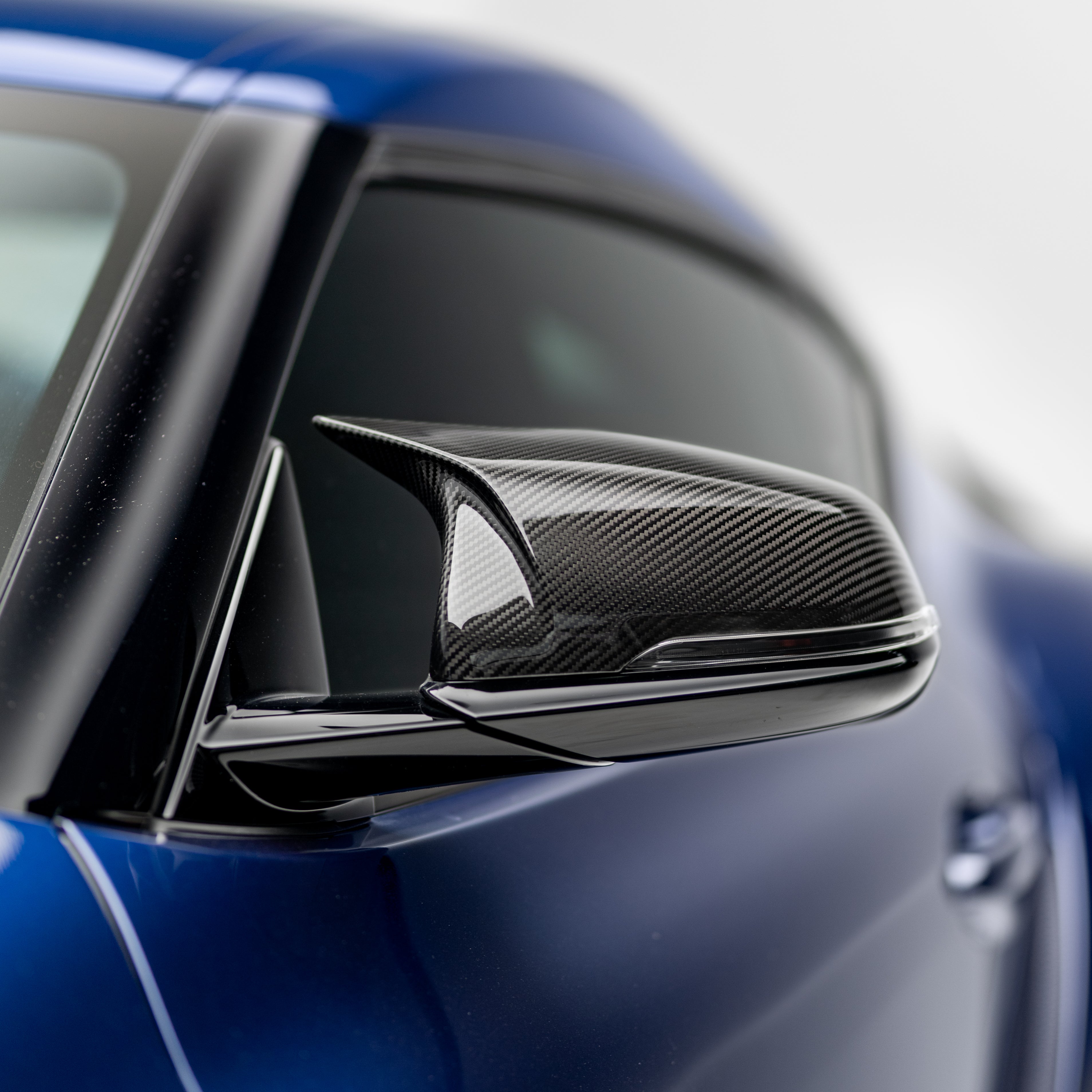 M Performance Style Pre Pregged Dry Carbon Fiber Mirror Caps for BMW 1/2 Series X1/X2/Z4 F39 F40 F44 F48 G29 & Toyota Supra A90