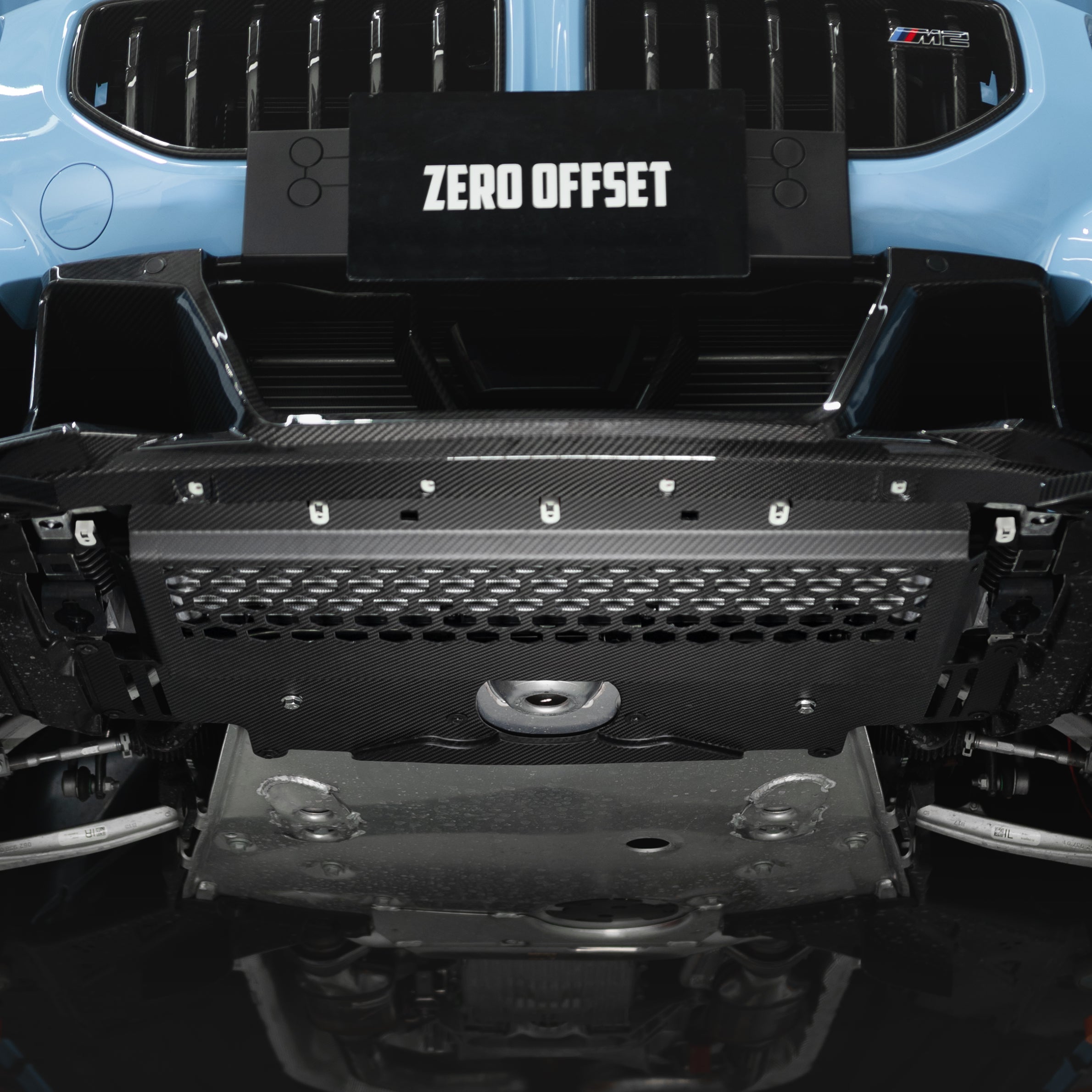 Sooqoo Pre Pregged Dry Carbon Fiber Skid Plate - BMW M2 G87 / M3 G80 G81 / M4 G82 G83 2020+